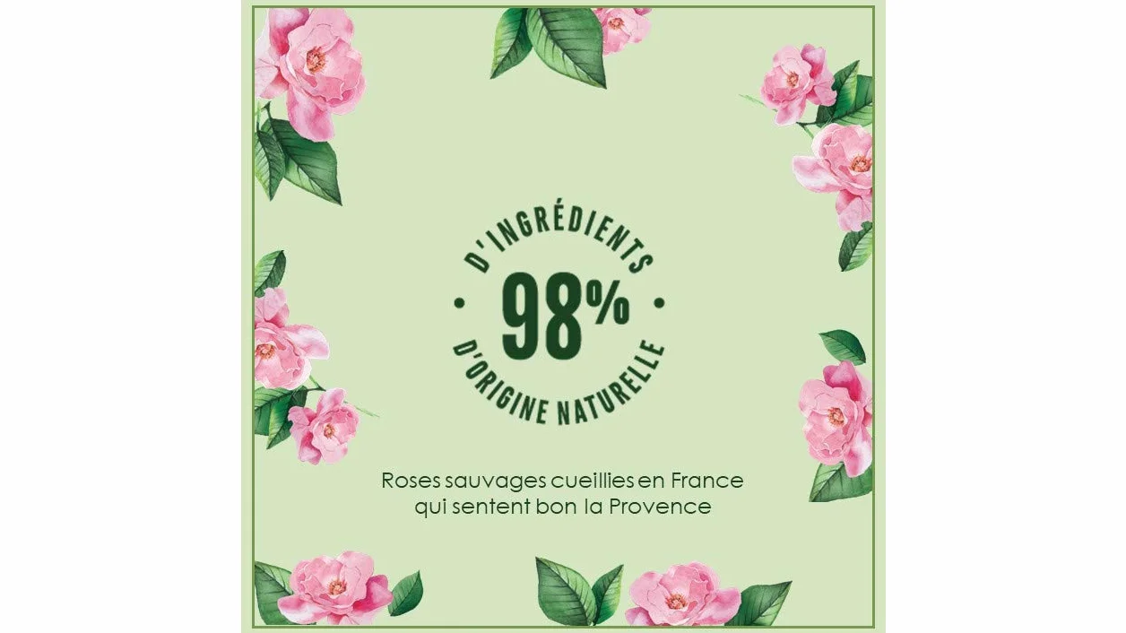 Le Petit Marseillais Gelée Nettoyante BIO Rose Sauvage 290 ml Savon Liquide Antibactérien Sans Sulfate