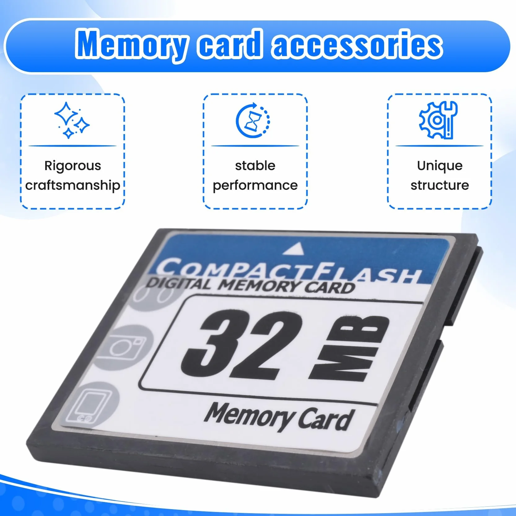 Carte Mémoire Compact Flash 32 Mo pour Appareil Photo