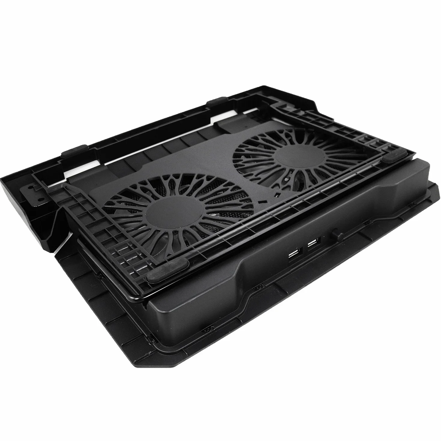 AABCOOLING NC65 Refroidisseur Ordinateur Portable 2 Ventilateurs Inclinaison Réglable LED Bleu Support PC Portable jusqu'à 15,6 Pouces