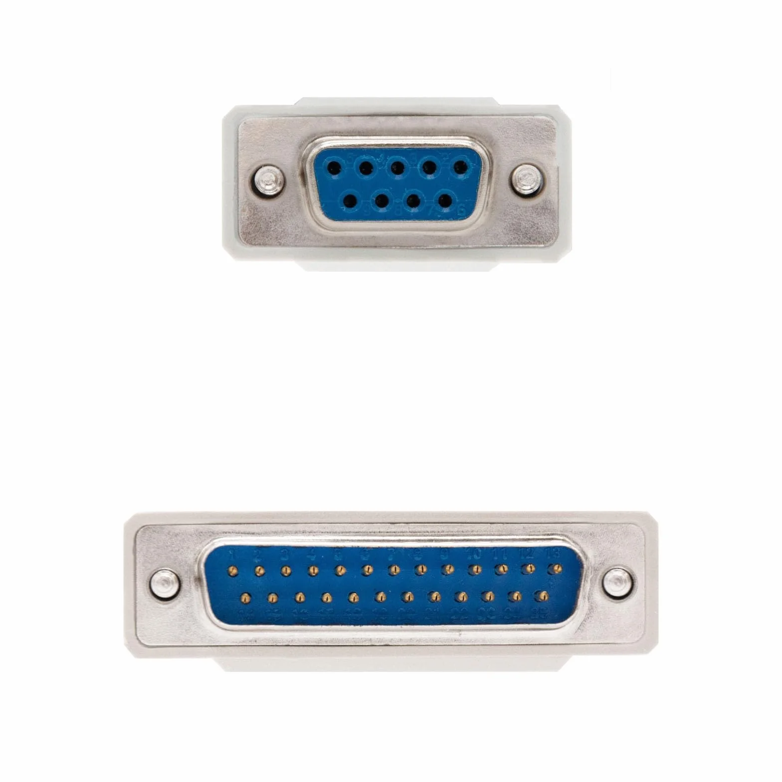 Câble Null Modem DB9 vers DB25 mâle, 1,8 m, transmission de données