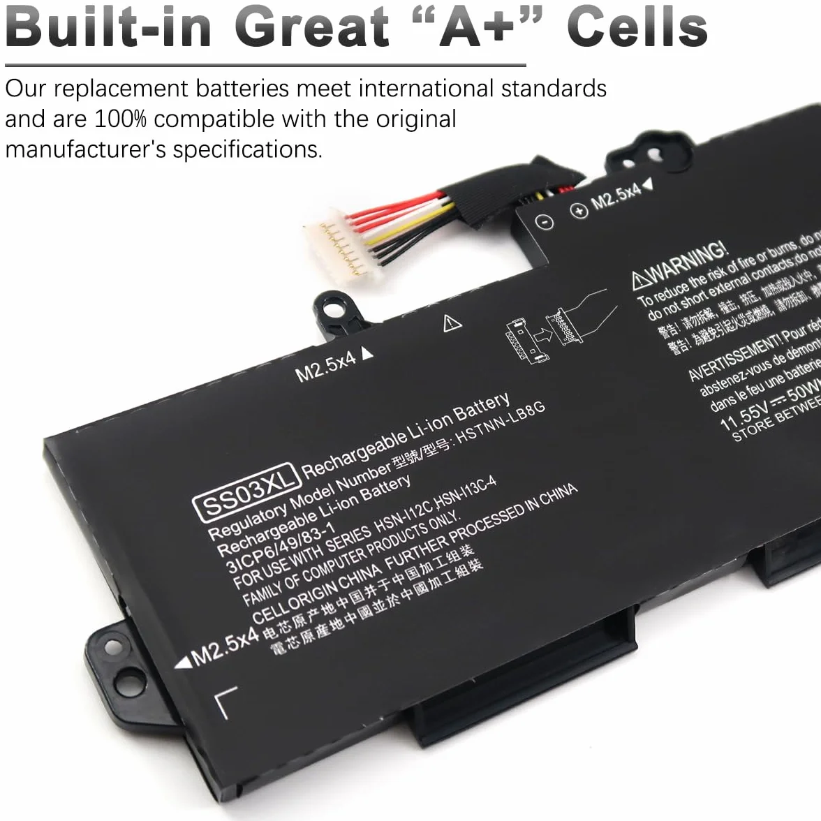 Batterie pour HP EliteBook 830 840 G5 G6 Série 735 745 G5 G6 933321-855 933321-852 932823-171 932823-271 932823-421