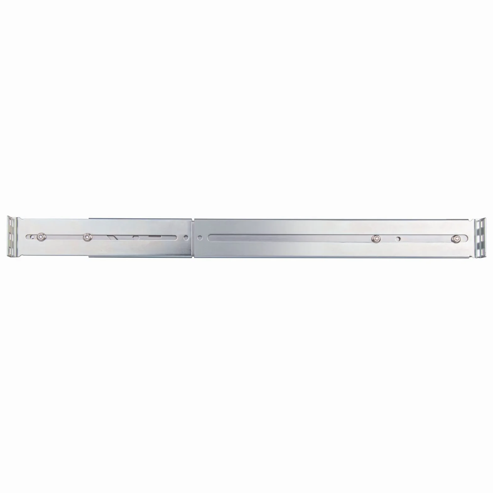 Silverstone SST-RMS07-20 - Kit de Rails coulissants à roulement à Billes de Haute qualité pour châssis de Montage en Rack, Prise en Charge des châssis de 430mm de Large (1U + 2U), jusqu'à 40 kg