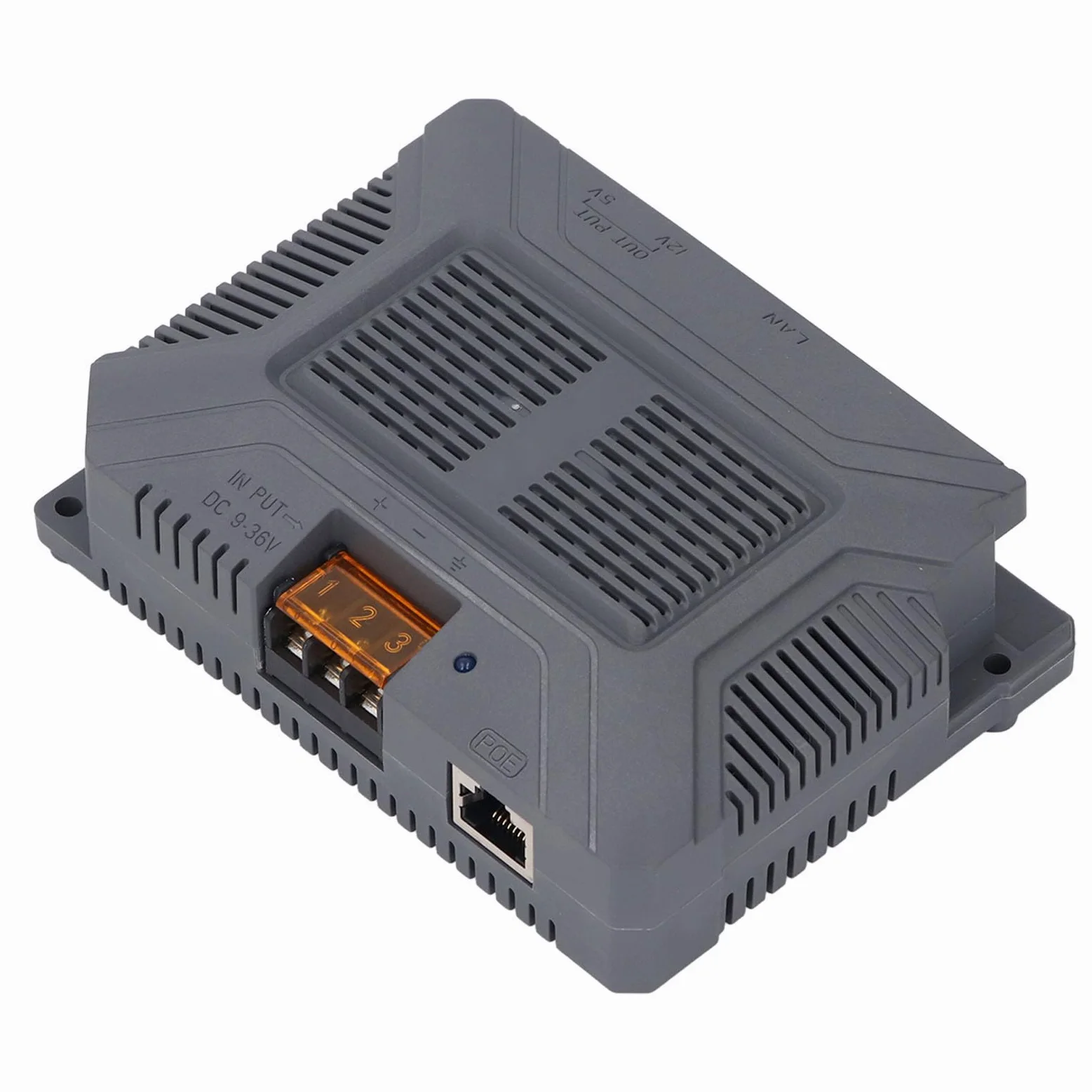 Srliya Injecteur GigE PoE 200W, Transmission Efficace pour Satellite Rectangulaire Dishy V3, Matériau ABS