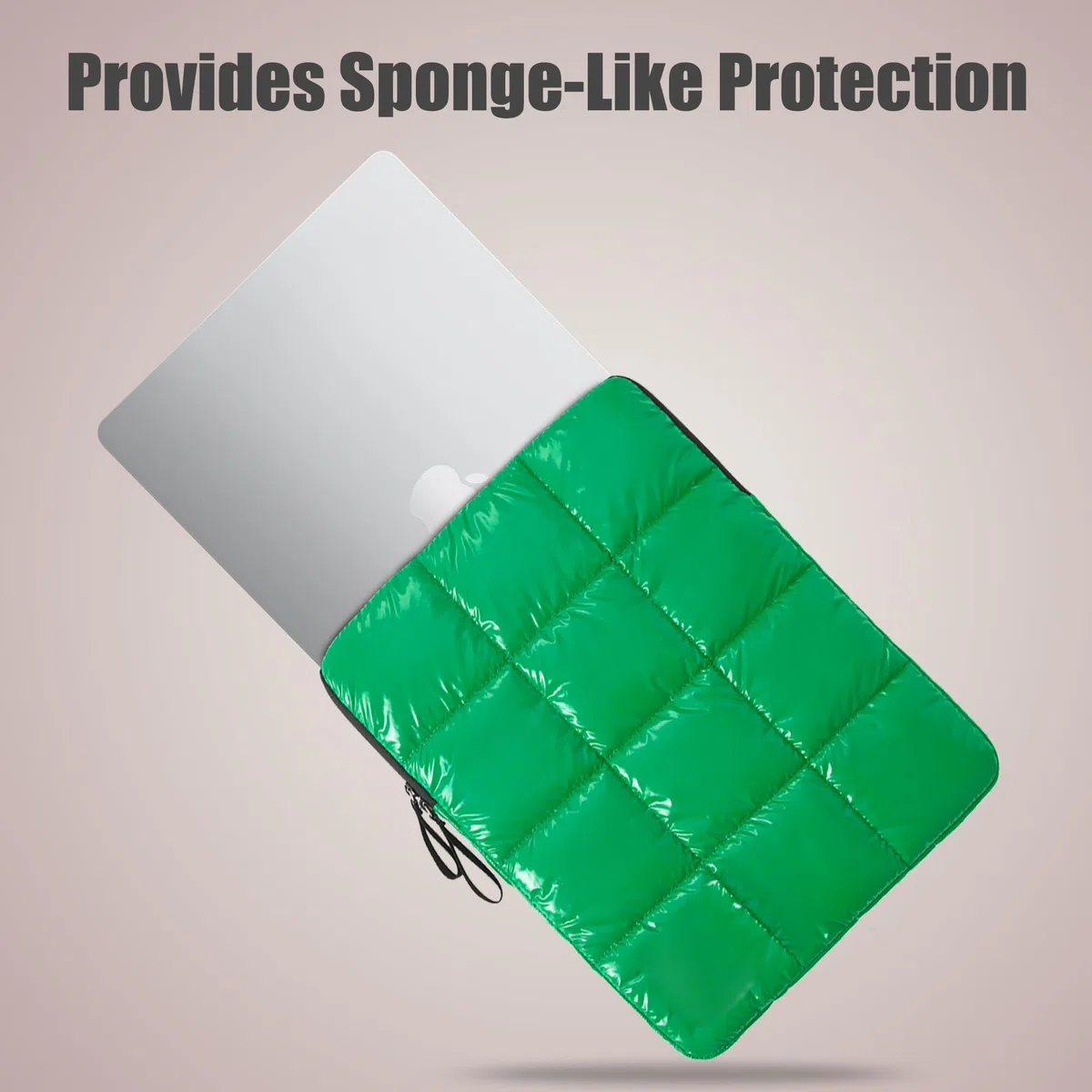 Housse pour Ordinateur Portable 13-16 Pouces- Étui Étanche Acolchada, Doux et Léger, Compatible MacBook Air M1/M2/M3, Pro 13/14", Dell XPS, HP, ASUS PC Portable 14/15.6/16 (Vert, 13 Pouces)