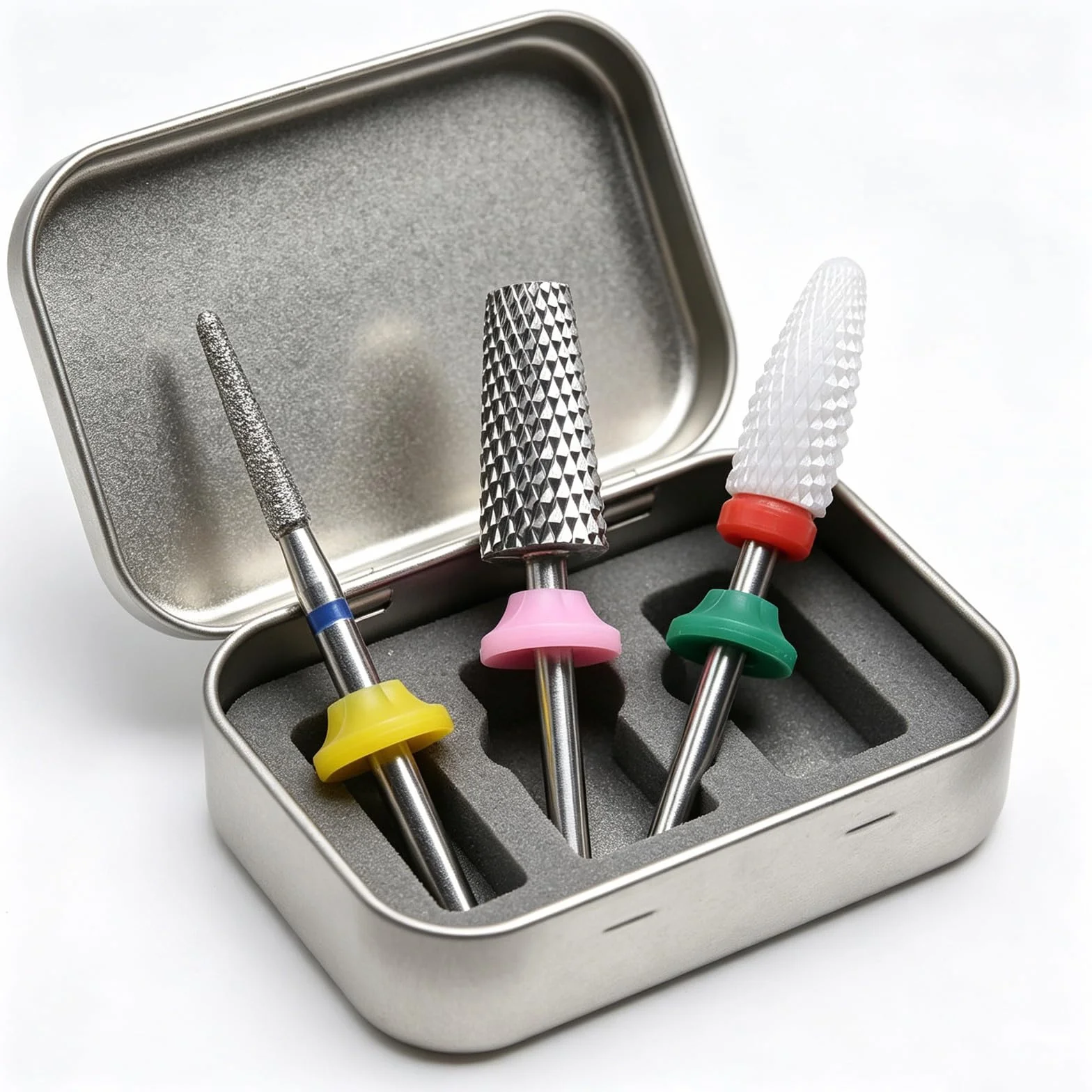 Tofficu 100 Pièces Cache-poussière pour Perceuse à Ongles en Plastique, Protection Rapide