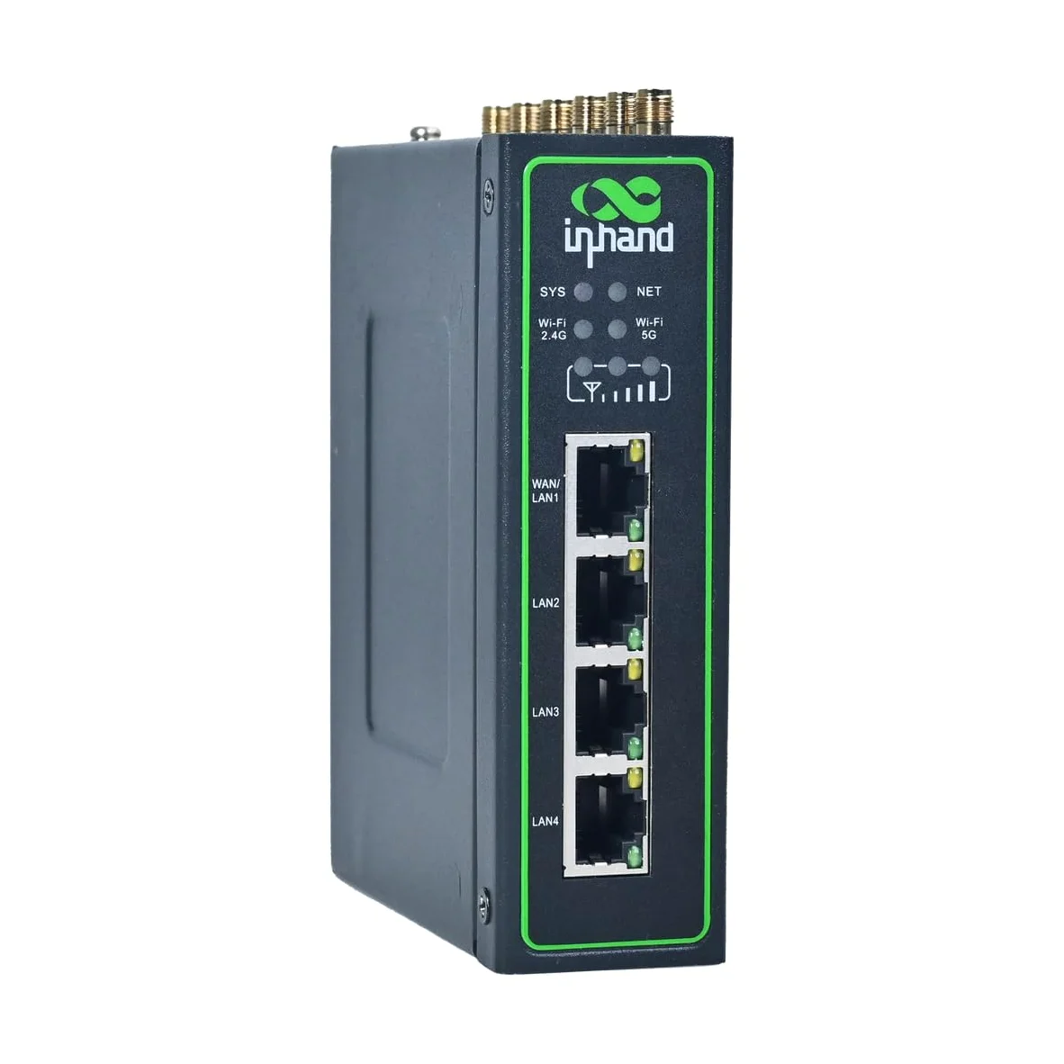 InHand Netwokrs IR624 5G Routeur Industriel,Dual Wi-FI Band, IoT Routeur, RJ45 Gigabit Ethernet Port, Cloud Managed, VPN Router,RS232+RS485 Ports, réseaux industriels,Photovoltaïque,Camping-Car