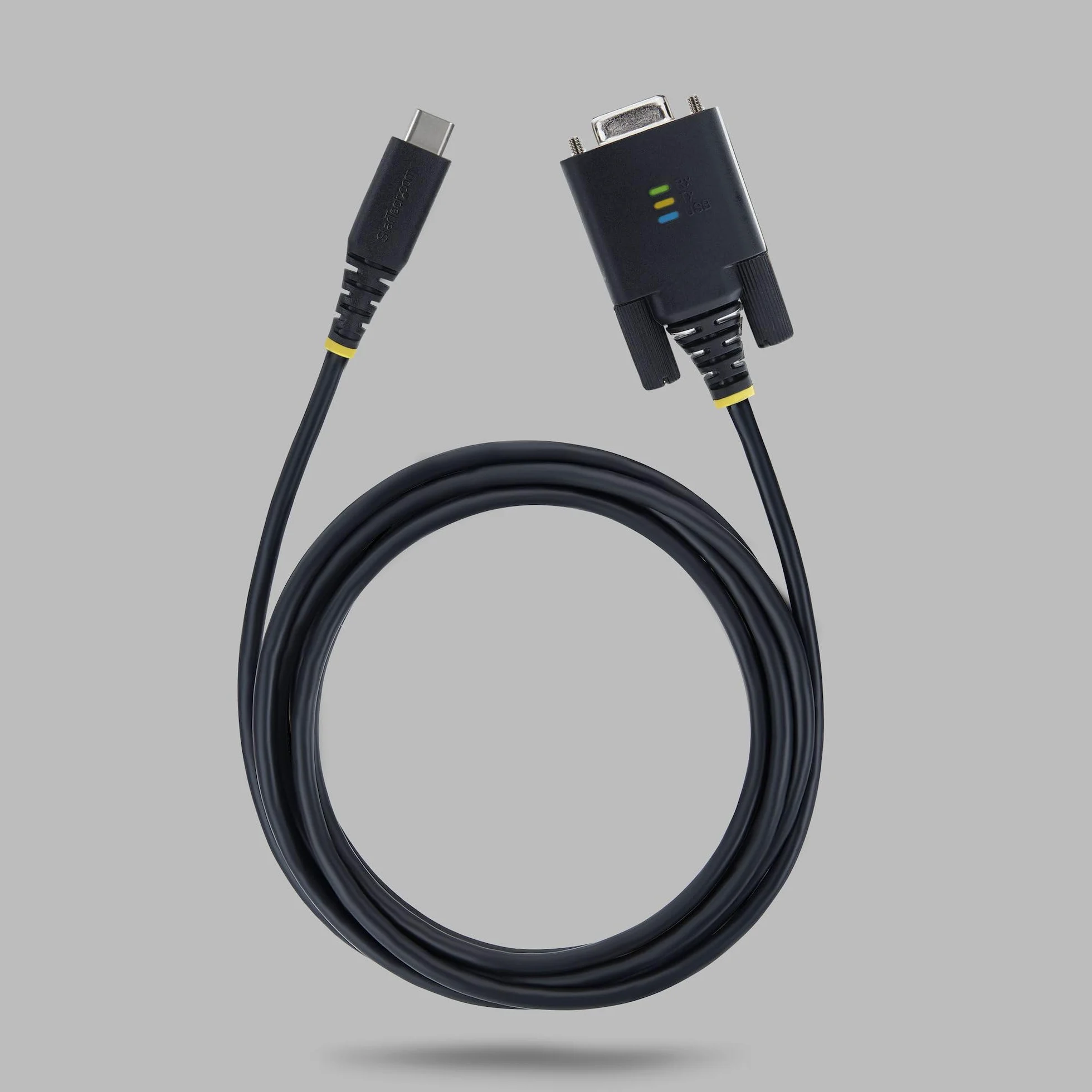 StarTech Câble USB-C vers Série de 2 m, Rétention COM, Puce FTDI