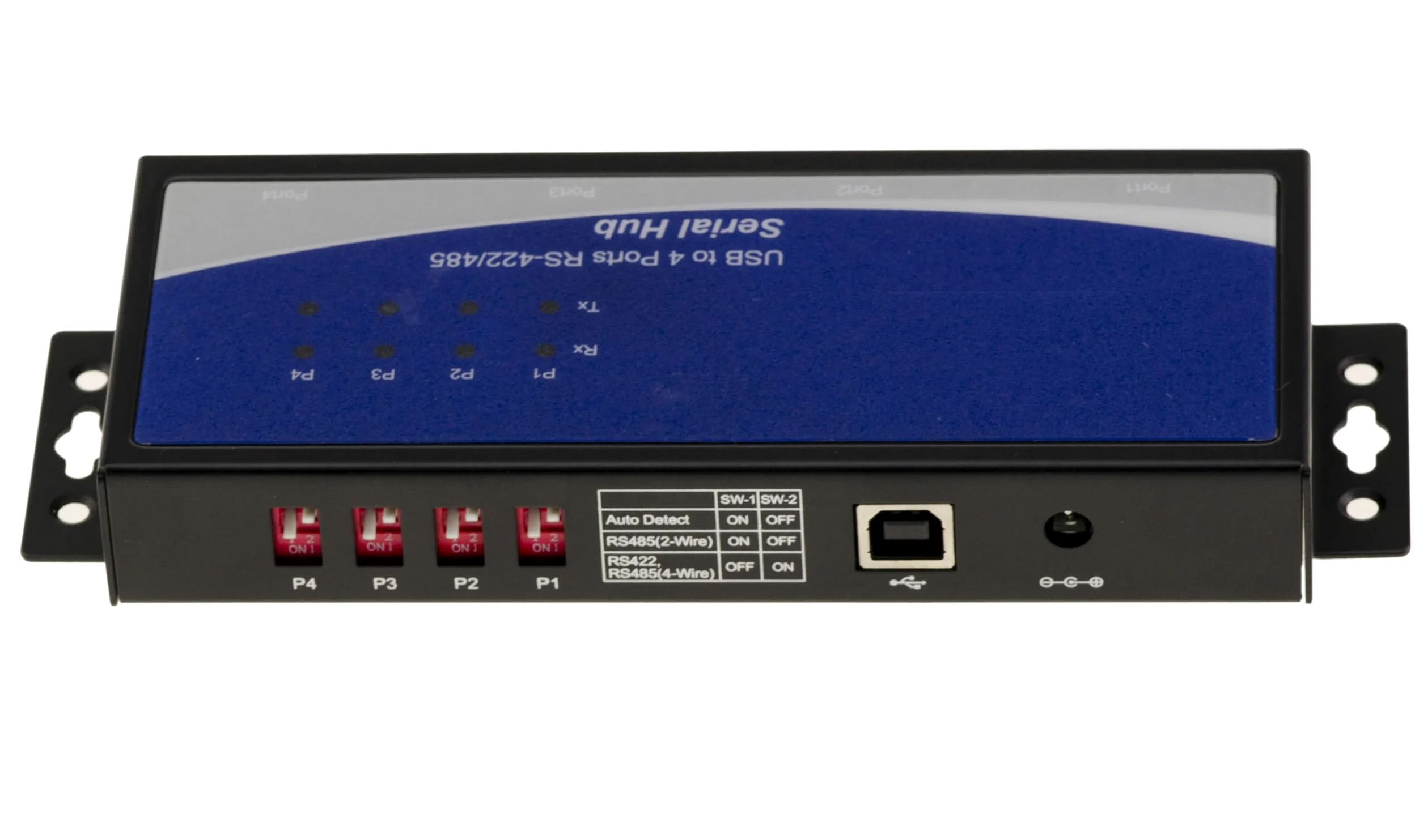 KALEA-INFORMATIQUE Adaptateur convertisseur USB vers 4 Ports RS422 RS485 Industriel, Interface RS-422 et RS-485 par fiche DB9, Protection ESD 15KV