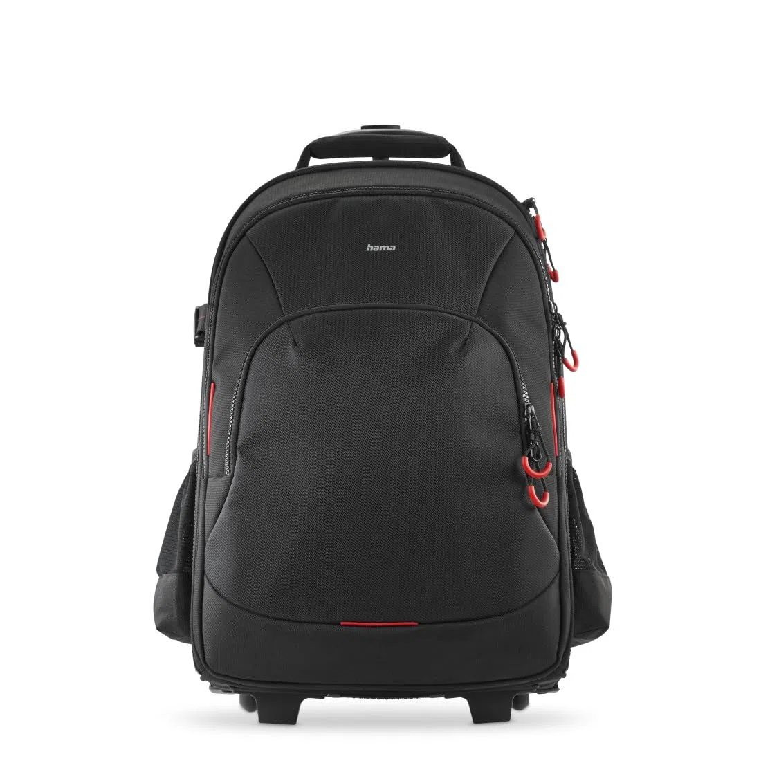Hama Valise à roulettes pour appareil photo - Idéal comme bagage à main ou pour appareil photo - Rembourré - Housse de pluie - Compartiment amovible pour appareil photo - Compartiment en néoprène -