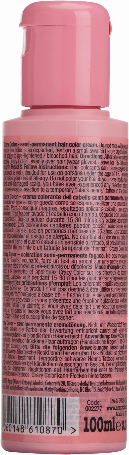 Crazy Color Semi-Permanente Ruby Rouge no.66 100 ml