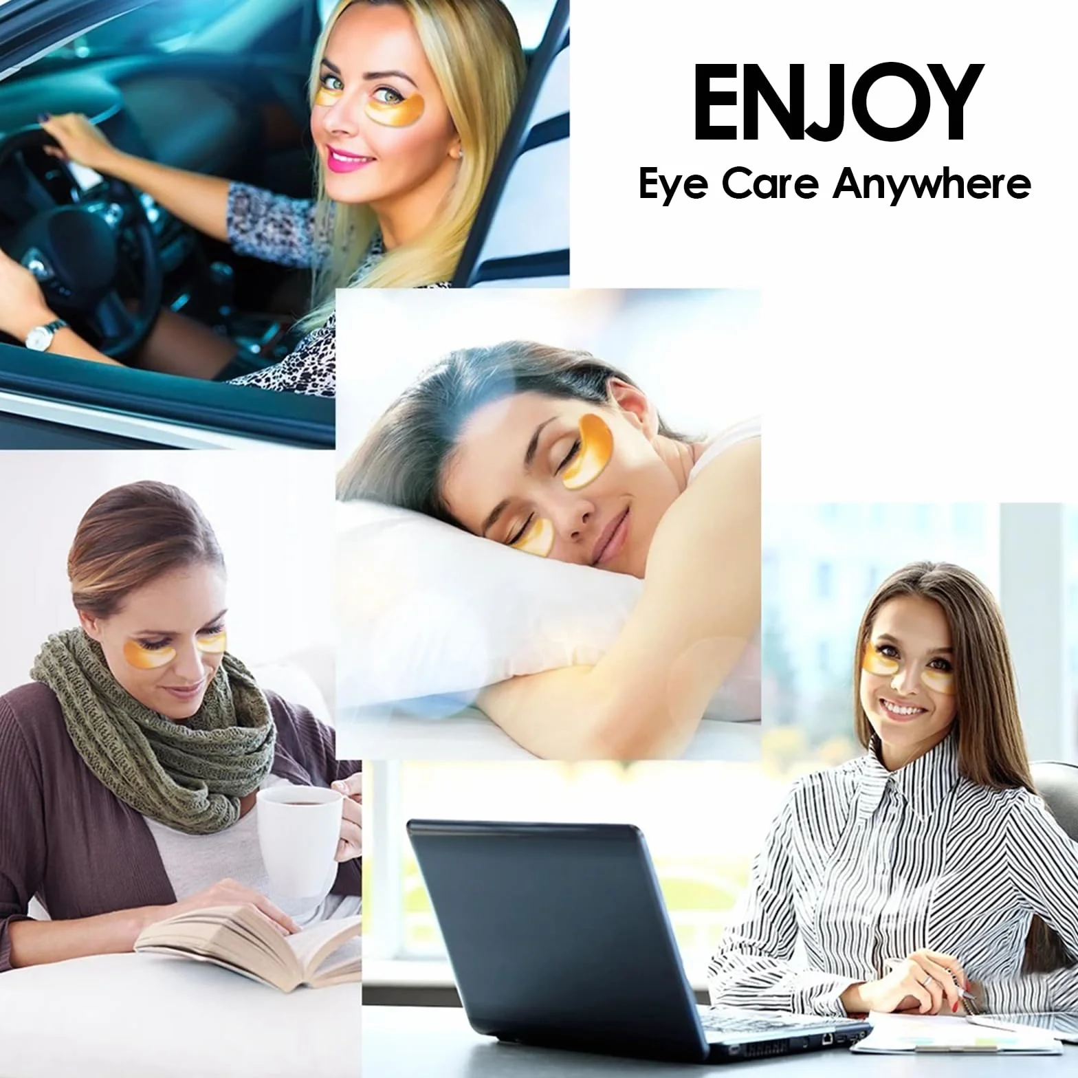 Patch Anti Cernes Yeux 60 Patch Gold Masque Contour des Yeux Hydratant