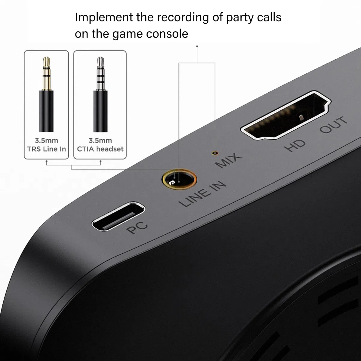 Carte de capture vidéo 4K pour streaming en direct, port USB 3.1, coque en alliage d'aluminium 1080p 60 fps 120 fps appareils de capture HDTV