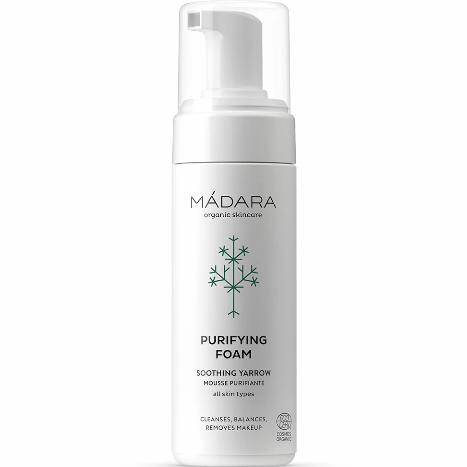 MÁDARA Organic Skincare Mousse Nettoyante Visage 150 ml Vegan Ecocert