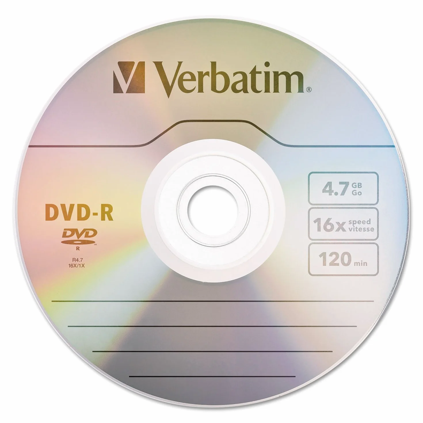 Verbatim DVD-R 4.7 Go 16x 100pk Spindle