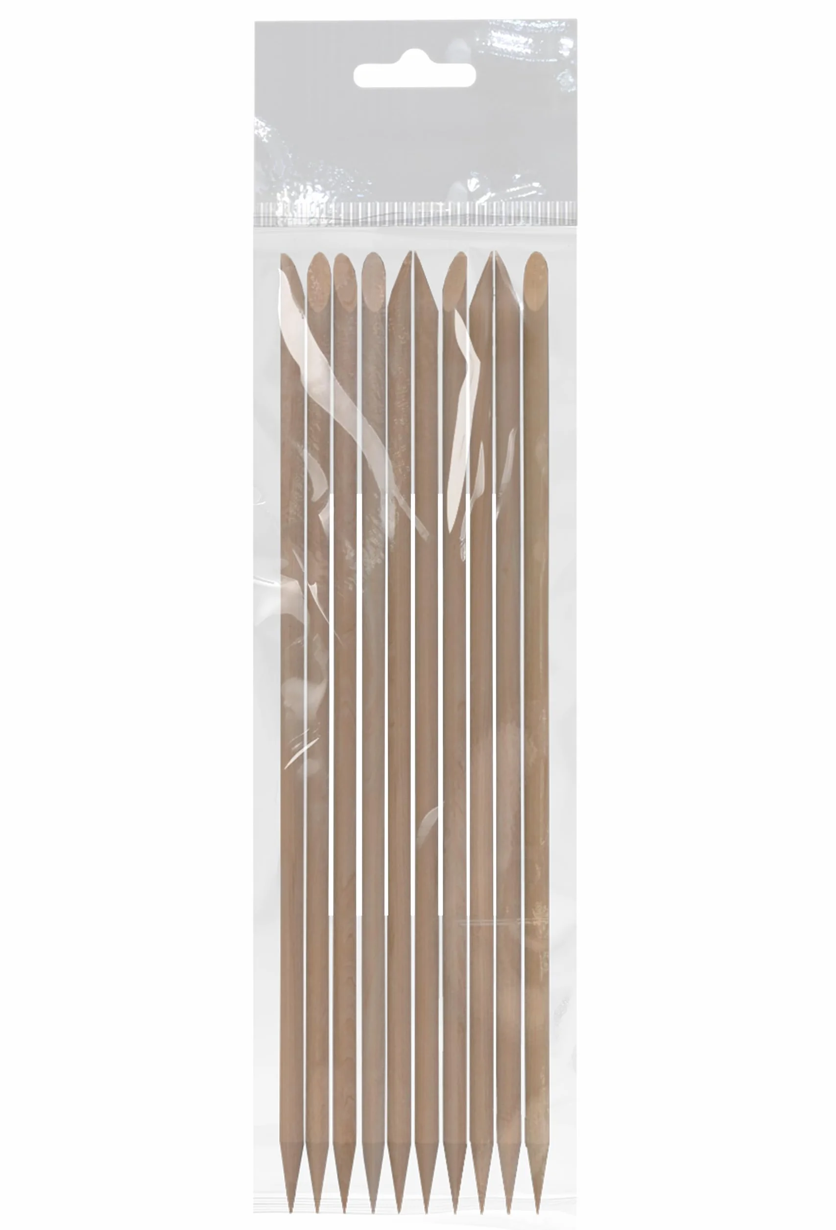 STALEKS Pro bâtons en bois d'oranger 15 cm lot de 10 pour manucure