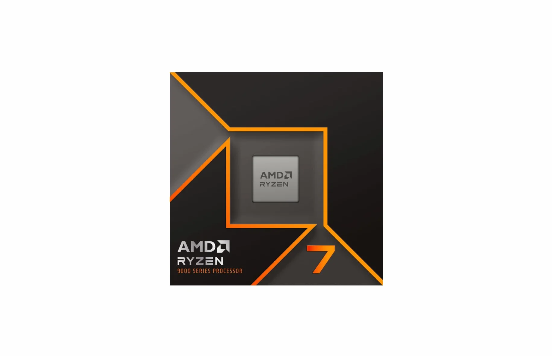AMD Ryzen 7 9700X Processeur 8 Cœurs 16 Threads 65W DTP Socket AM5 Cache 40Mo 5.5 GHz Boost Pas de Ventilateur