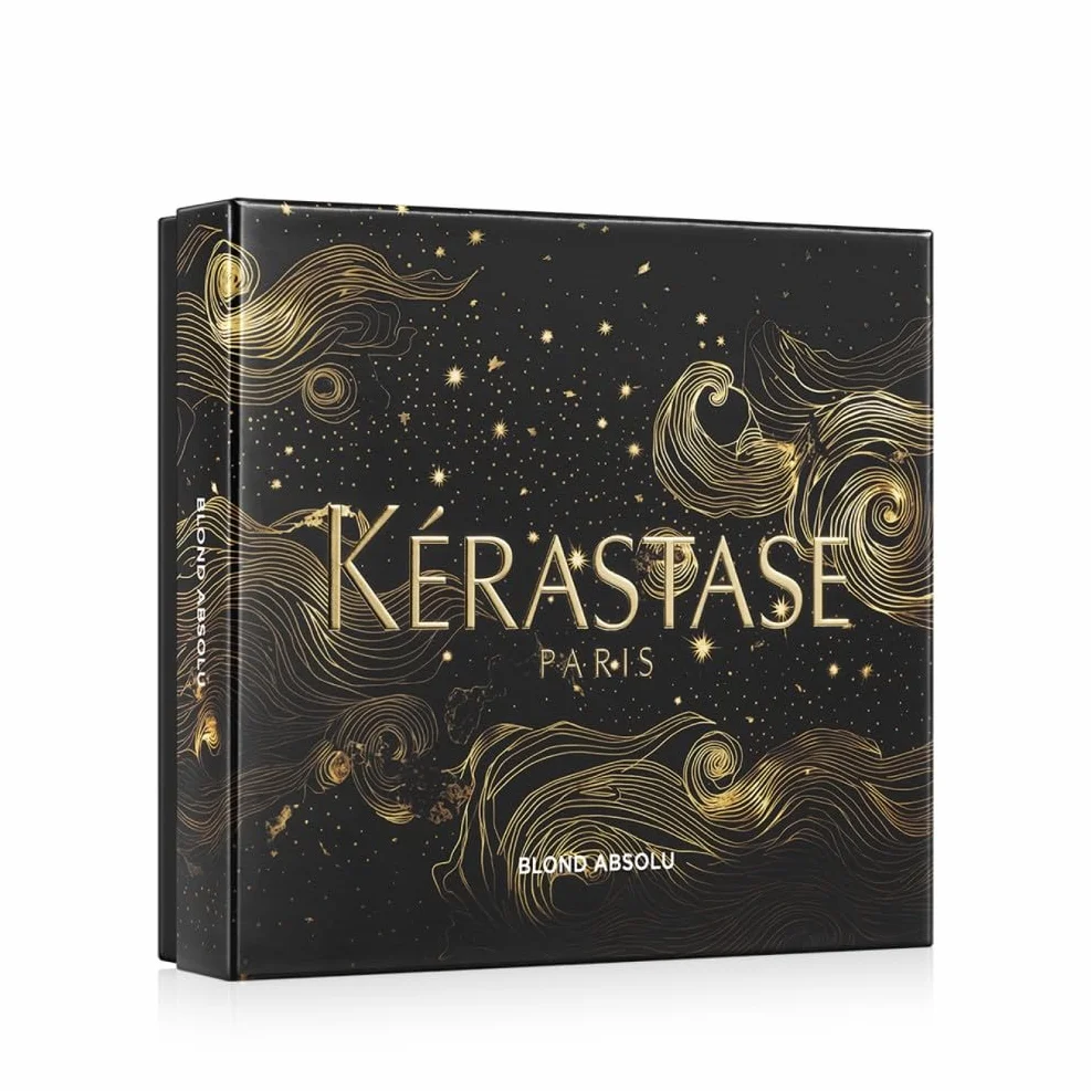 KÉRASTASE Blond Absolu Coffret Bain Lumière Fondant Cicaflash Sérum Cicaplasme Cheveux Blonds Décolorés Méchés
