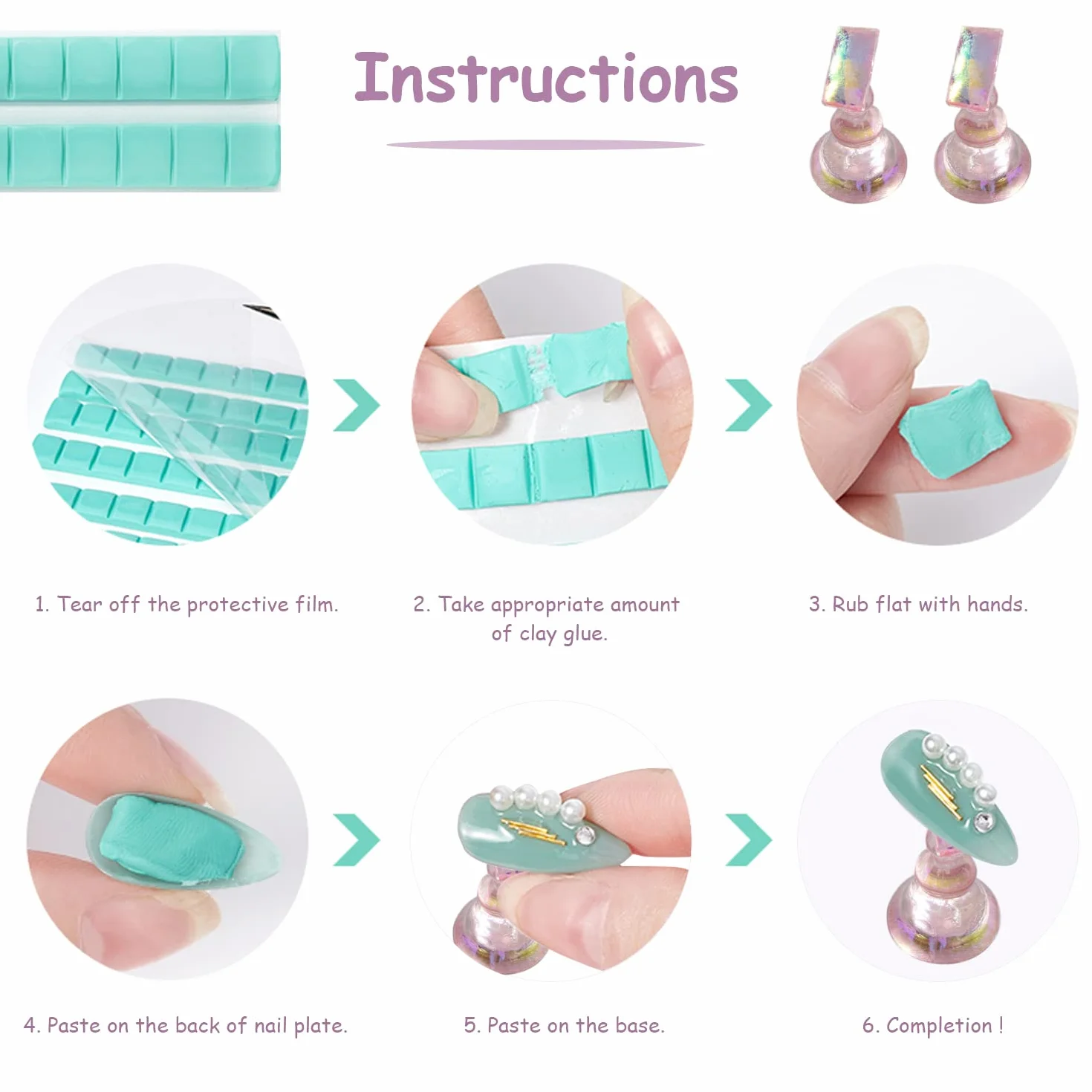 Support d'art d'ongle magnétique rose 10 pièces, présentoir peinture ongle outil pratique faux ongles avec 3 bases