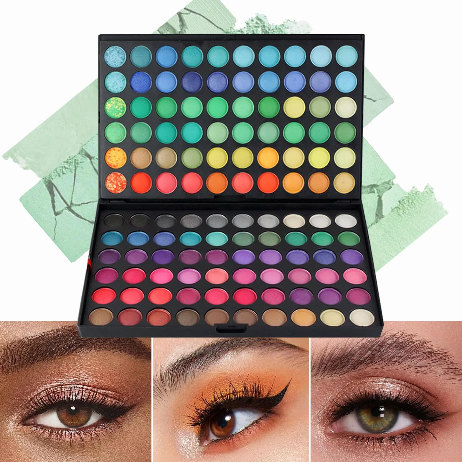 Palette Fards à Paupières 120 Couleurs - Palettes de Maquillage Yeux Professionnel