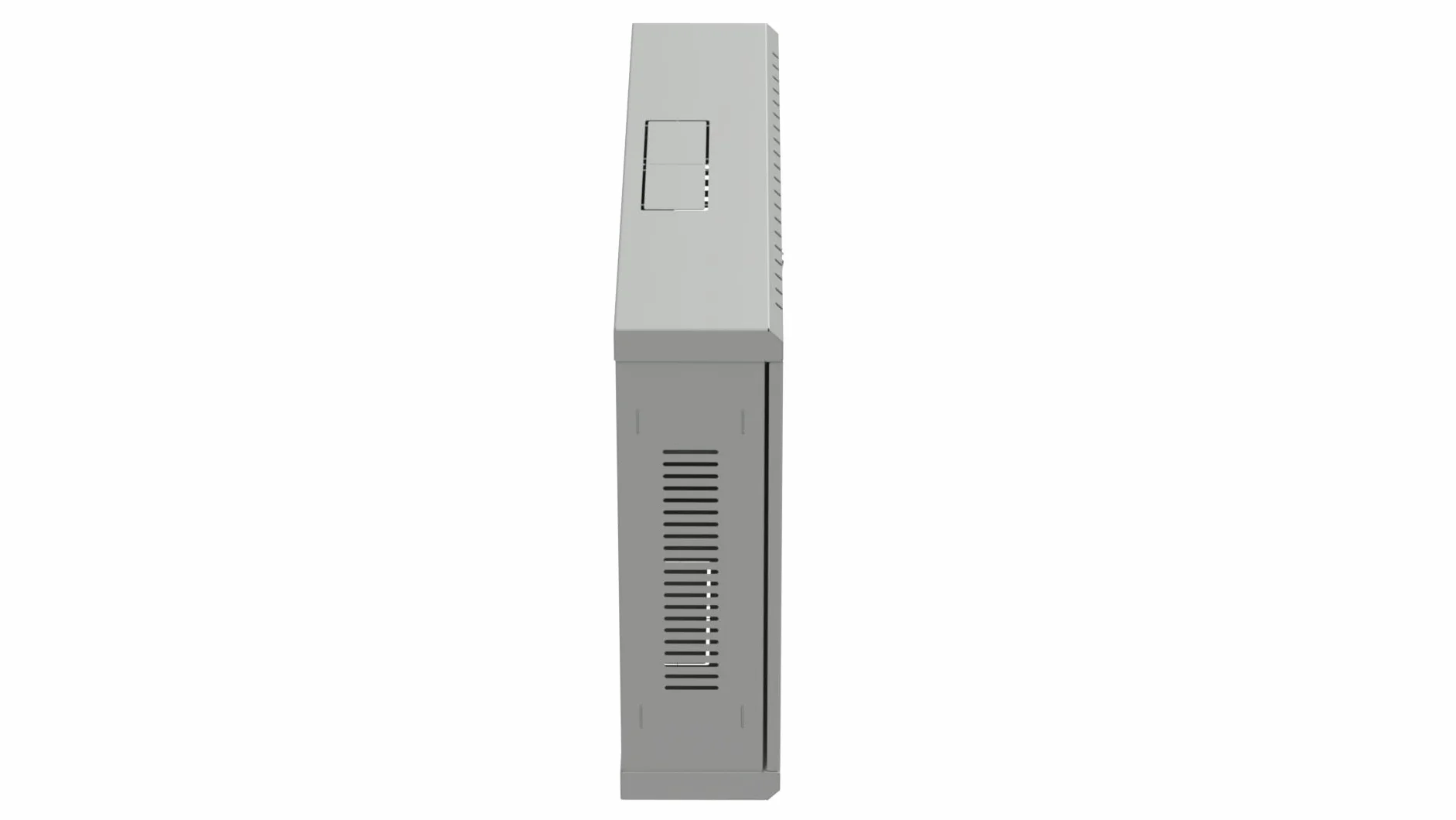 DVR CCTV Armoire Murale 2U 19 Pouces 120 mm | Baie Informatique en Acier | Bureau Informatique, NVR, Boîtier pour Caméra de Vidéosurveillance, Dimensions compactes, Réglable, Gris