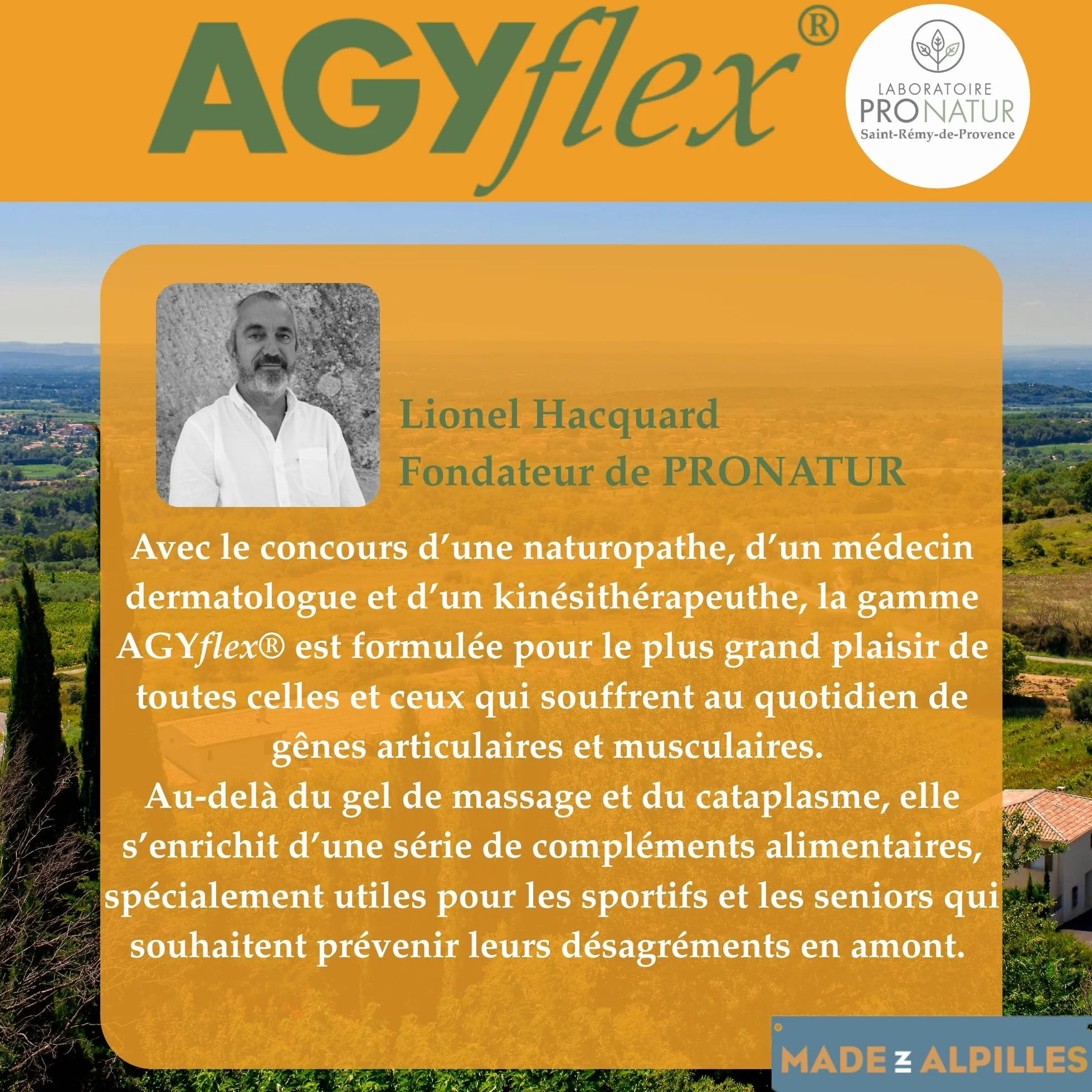 Cataplasme Cryo AGYflex Argile Verte 250g Vigne Rouge Arnica Menthol Bien-être Muscles Articulations Fabriqué en France