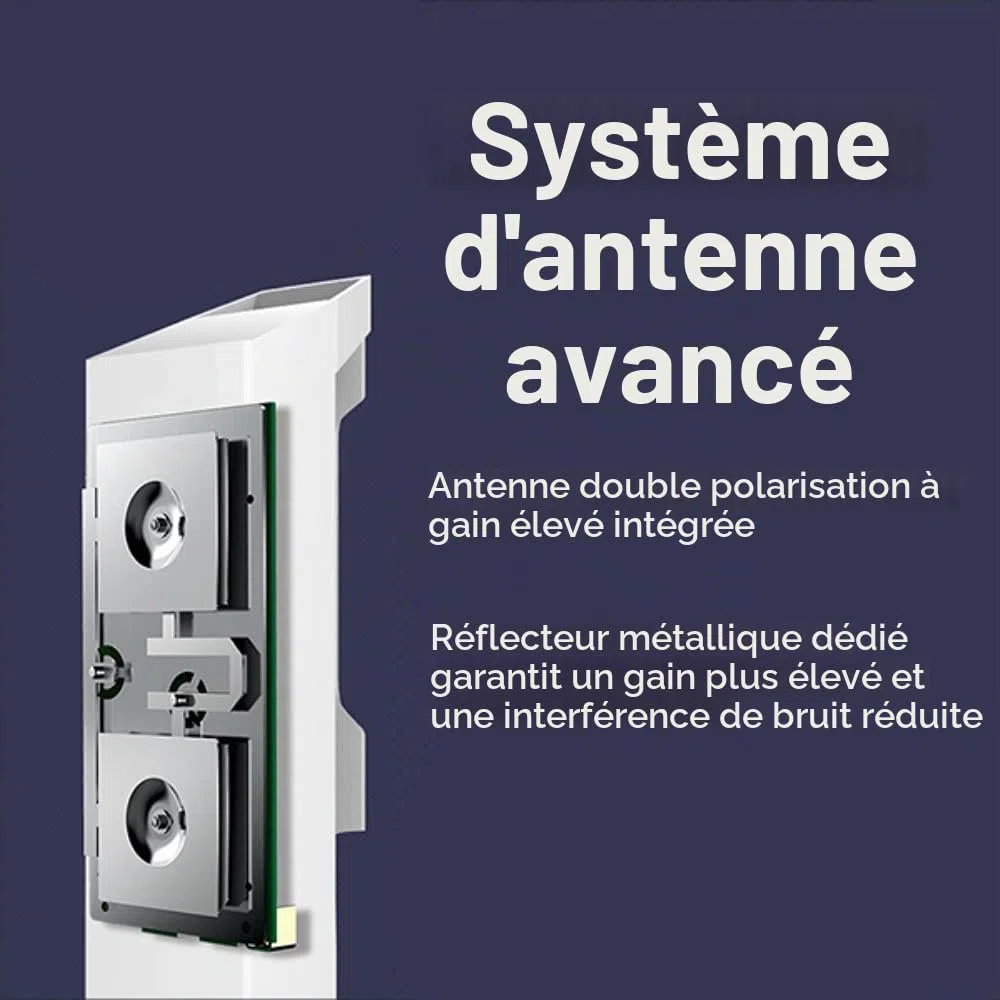 TP-Link CPE210 Point d'Accès Extérieur Wi-FI 2.4GHz 300 Mbps 9DBi, Noir (Lot de 2)