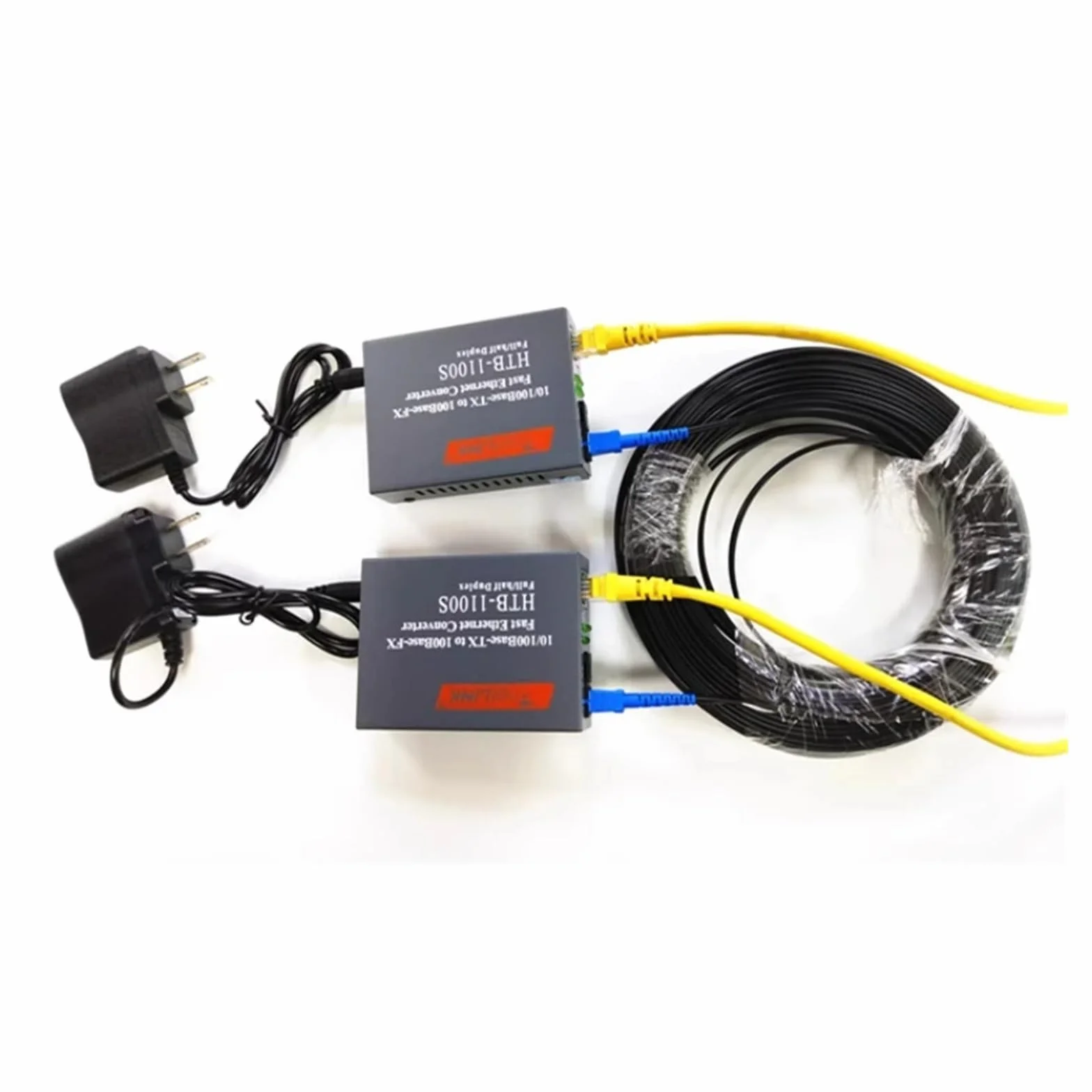 Câble de raccordement à Fibre Optique d'intérieur à 2 cœurs, Mode SC UPC, Longueur 250 m/300 m, 1310 nm-1550 nm(Black,300M)