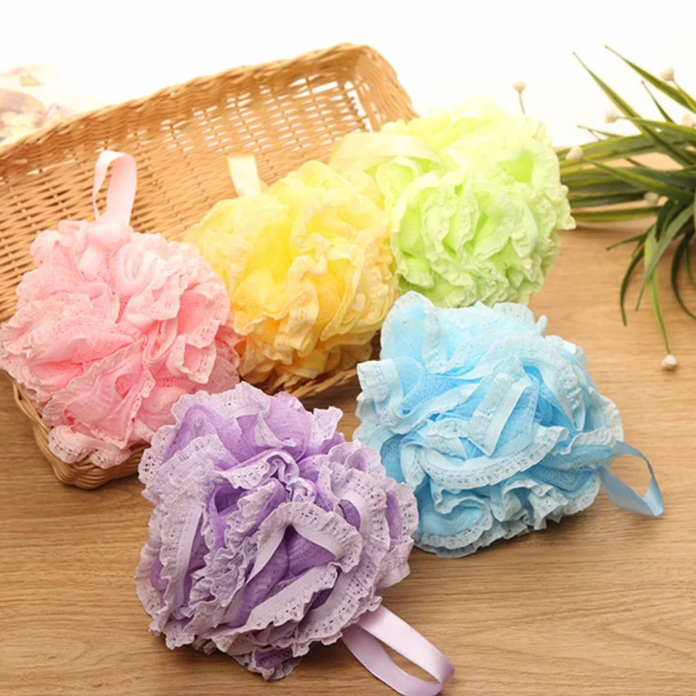 Toruiwa Eponge de Massage Exfoliante en Nylon 3X