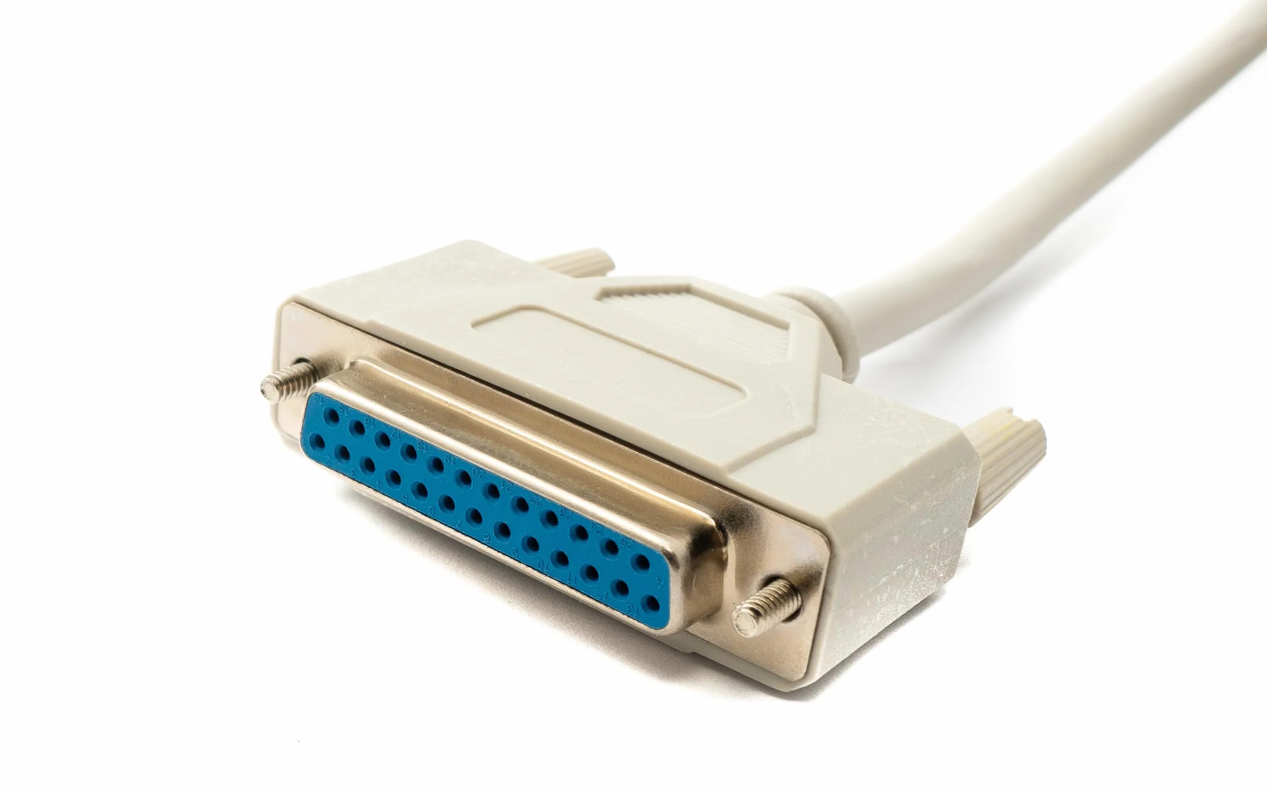Câble null modem RS530 DB25 10 m 25 broches mâle vers femelle