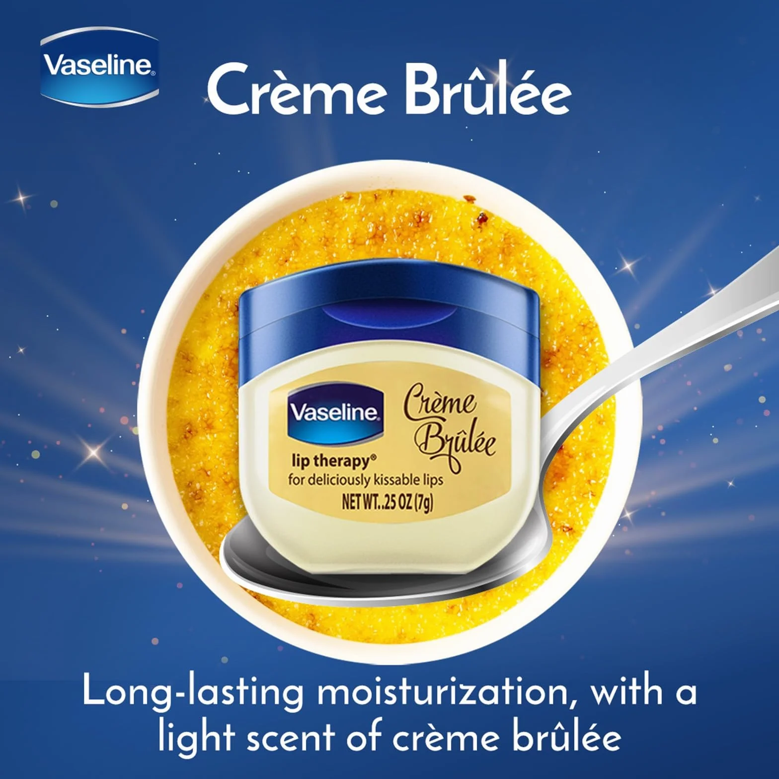 Vaseline Lip Therapy Baume à lèvres hydratant Set de 4 Rosy Crème Brûlée Original Cocoa Butter