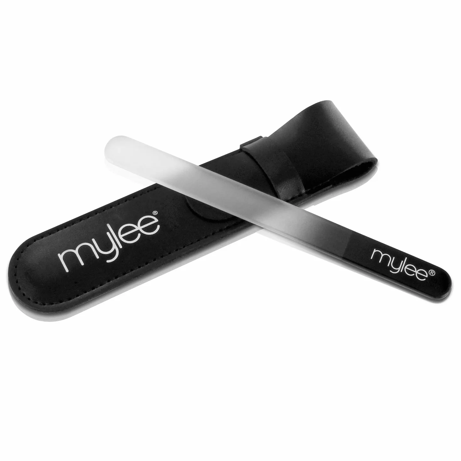 Mylee Lime à Ongles en Cristal avec Etui - Manucure Professionnelle Hygiénique, Garantie 5 Ans