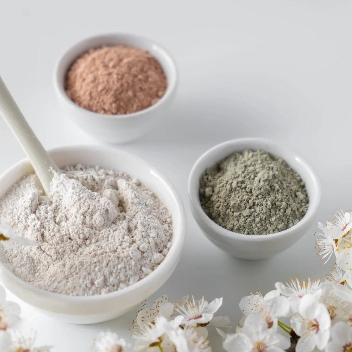 Rhassoul en Poudre 100g Argile Purifiante Masque Visage Cheveux Peau Origine Maroc 100% Naturel Hypoallergénique