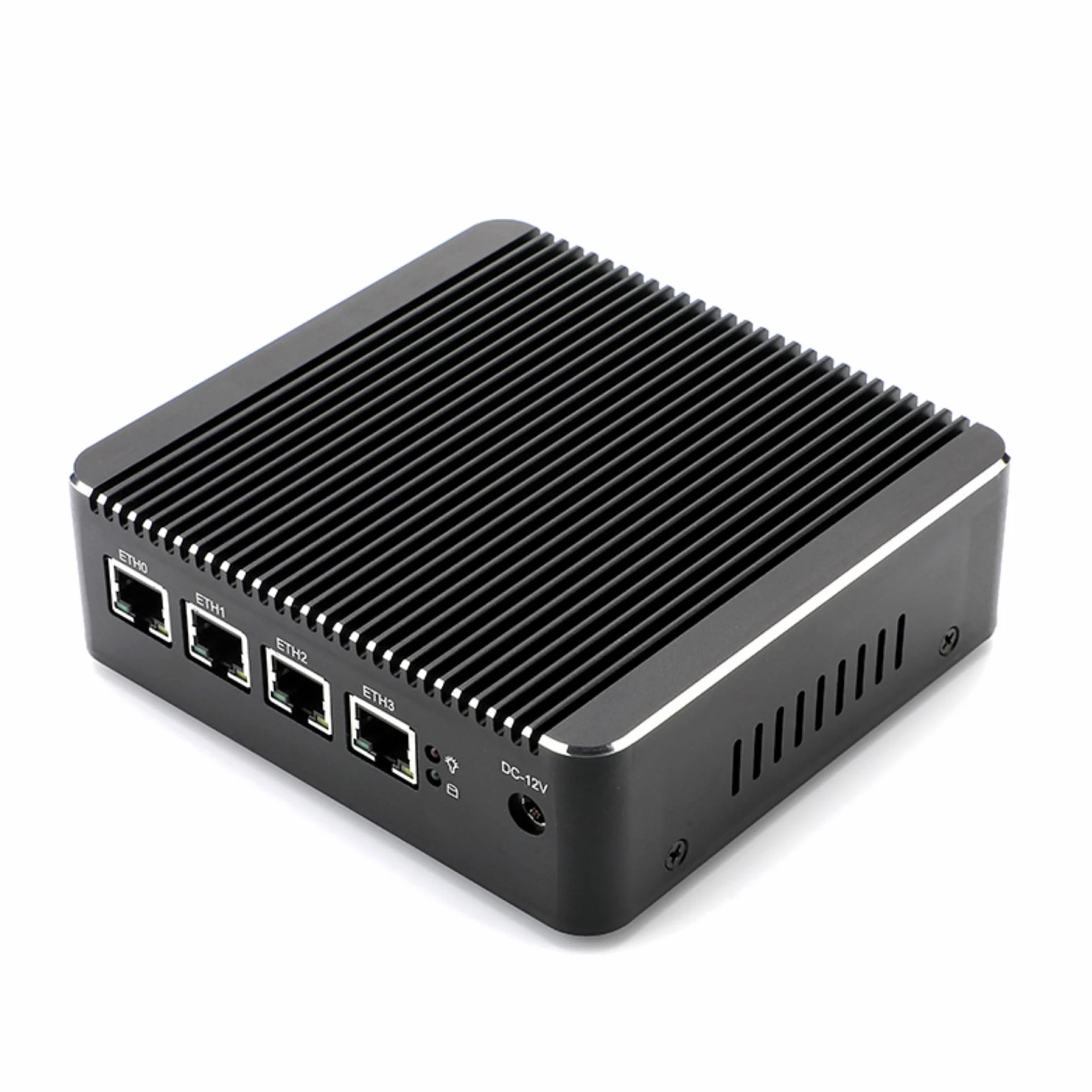 N2940 Quad Core Firewall Micro Appliance, Mini PC, routeur avec 8 Go de RAM 128 Go SSD, 4 ports RJ45 2,5 GBE AES-NI compatible avec Pfsense OPNsense