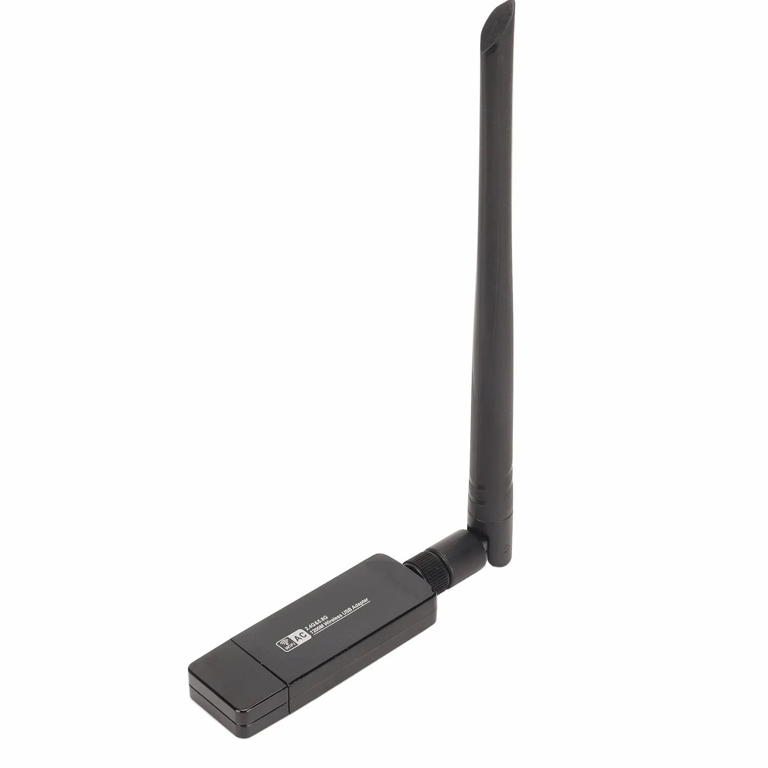 TOPINCN Adaptateur WiFi Double Bande RTL8812AU, Carte Réseau sans Fil USB 3.0 1200M pour Ordinateur de Bureau, Vitesse 11n 11AC, Matériau ABS