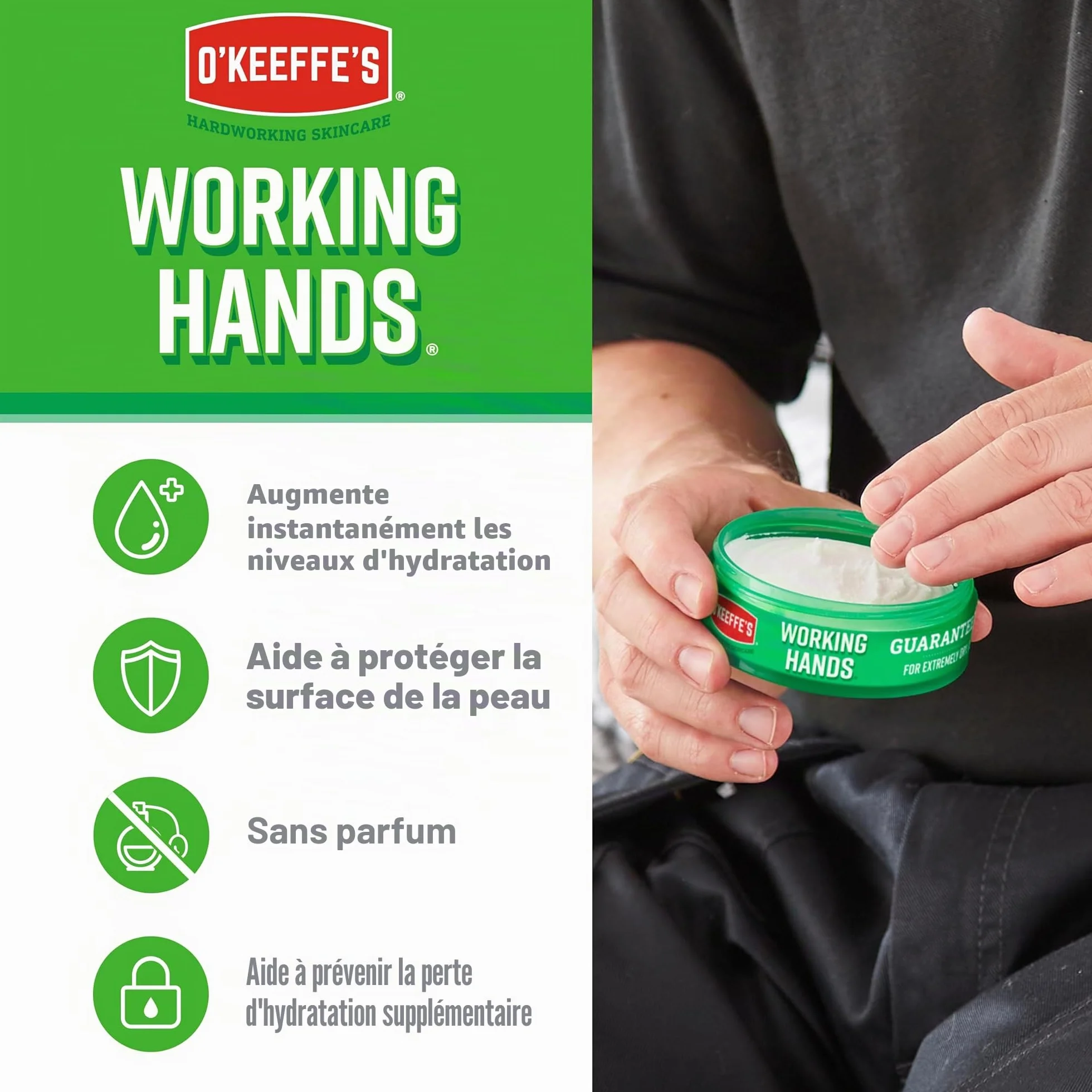 O'Keeffe's Working Hands Crème pour les mains extrêmement sèches 96 g lot de 2