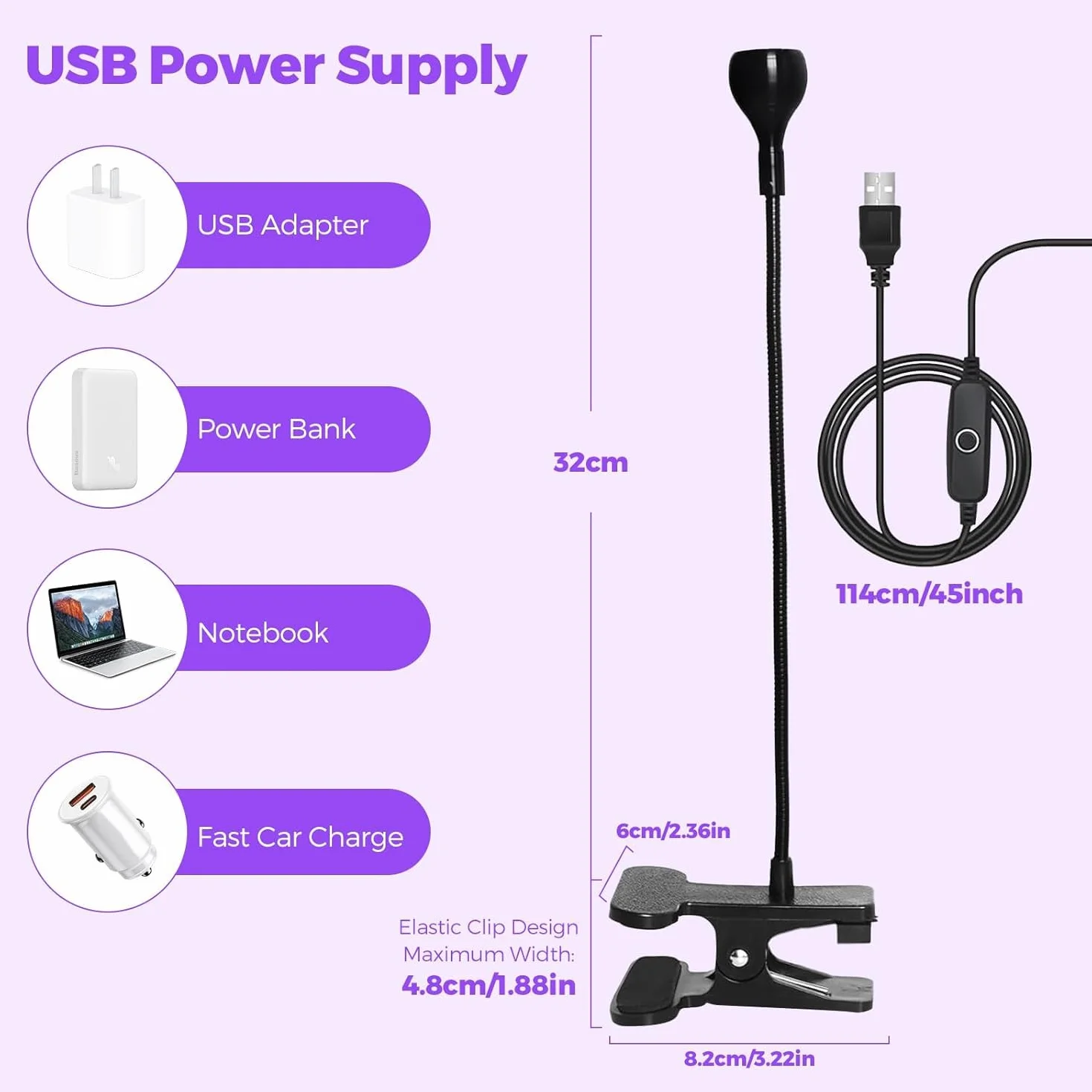 Lampe UV Ongles Gel 5W Mini Sèche Ongles Professionnel avec Tête Rotative 360°