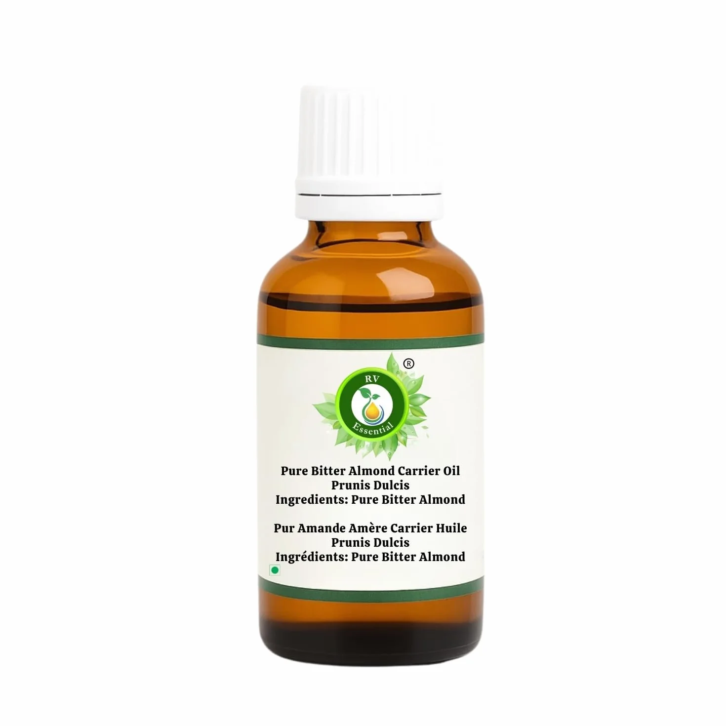 Huile de porteur de amande amère pur 50ml - Pure Bitter Almond Carrier Oil
