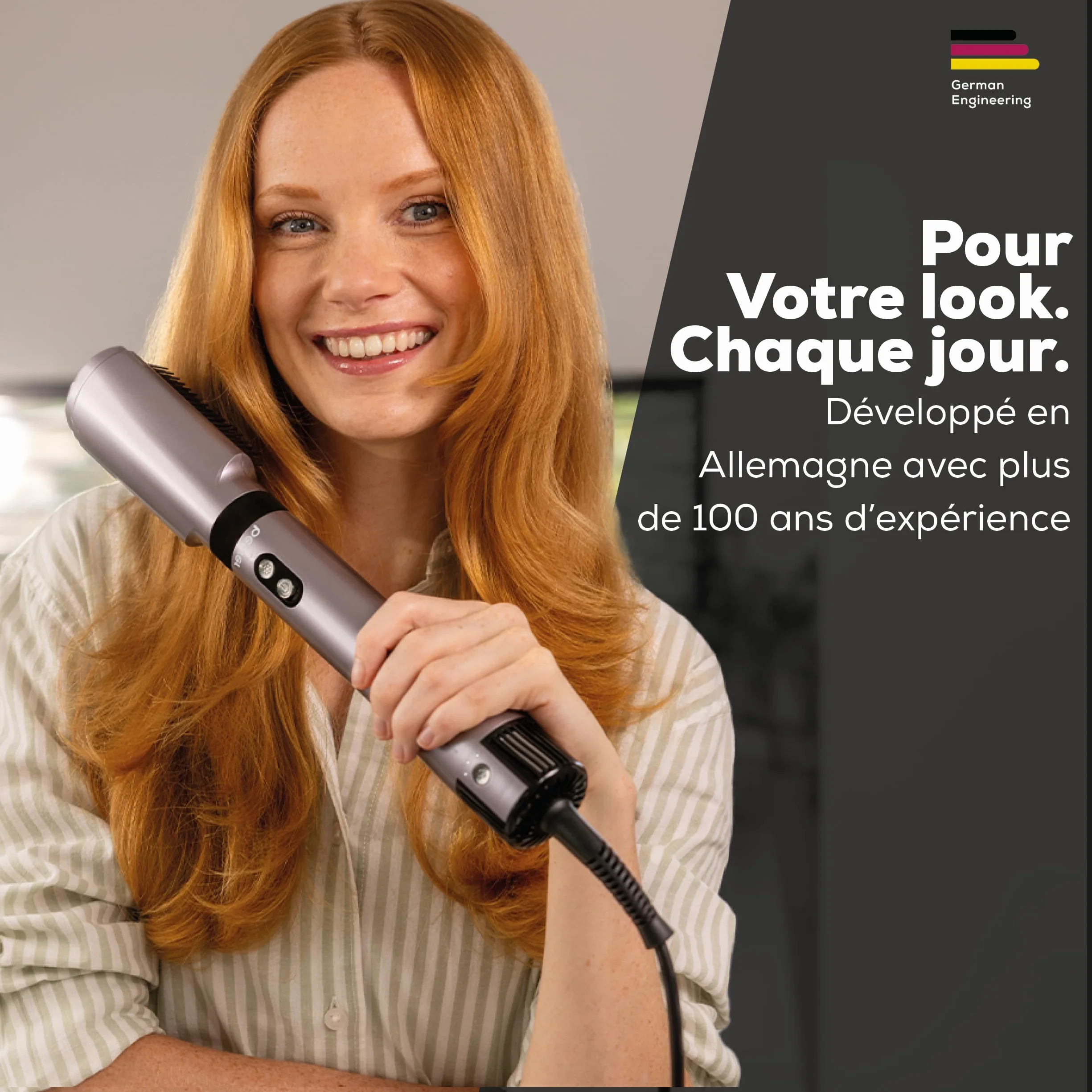 Beurer HT 110 Airstyler 5-en-1, Styler capillaire multifonction céramique-tourmaline, 5 embouts