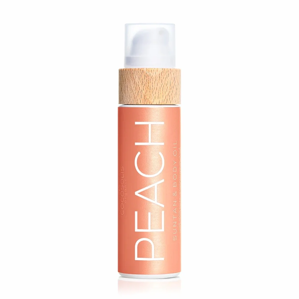 COCOSOLIS PEACH Accélérateur de bronzage huile bio vitamine E parfum pêche bronzage intense rapide