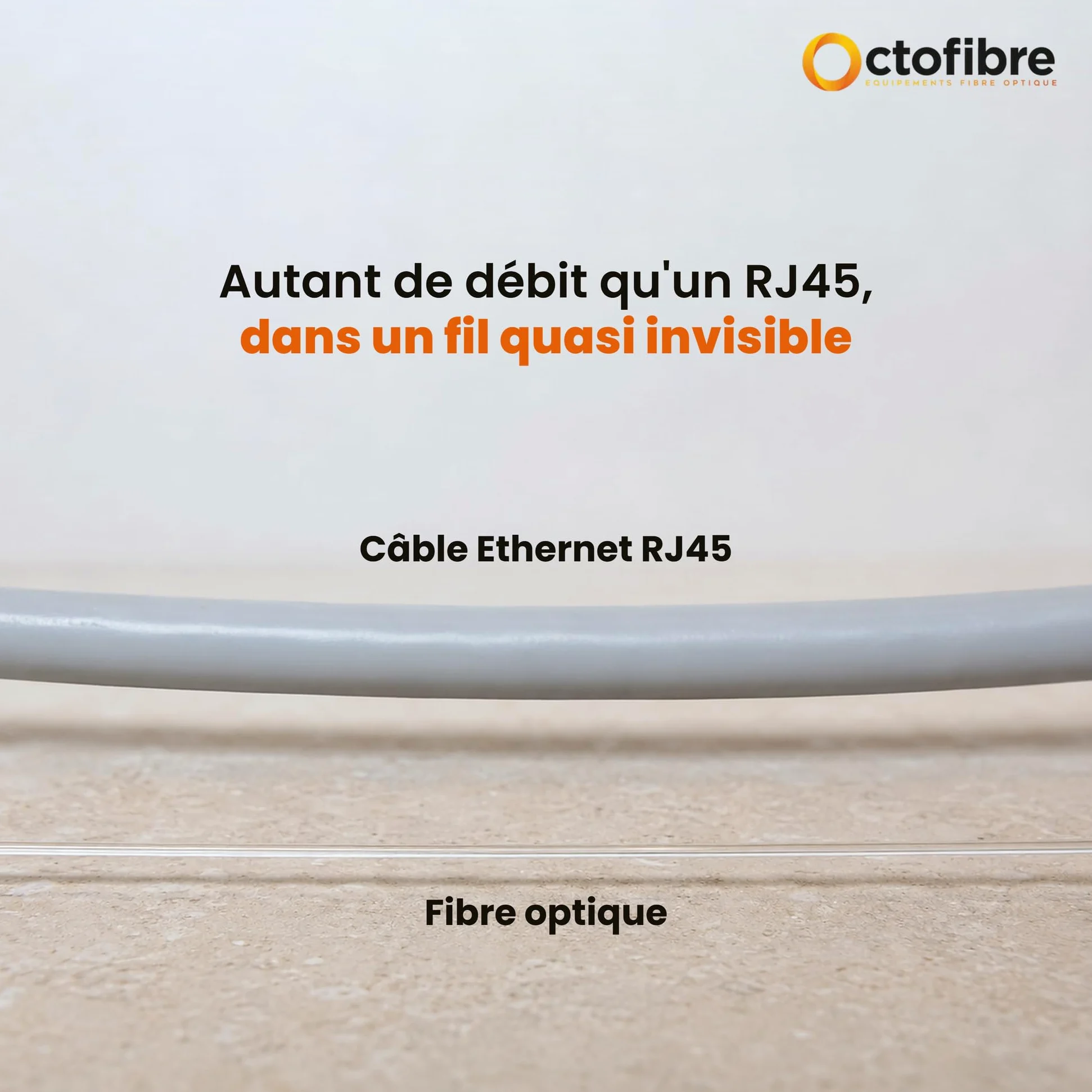 Kit de Liaison Ethernet Invisible – 2 Convertisseurs Médias SFP USB-C + Câble fibre invisible 40M LC/UPC + 2 Câbles RJ45 + 40 clips adhésifs – Liaison 1Gbps Sans Perçage – Plug & Play