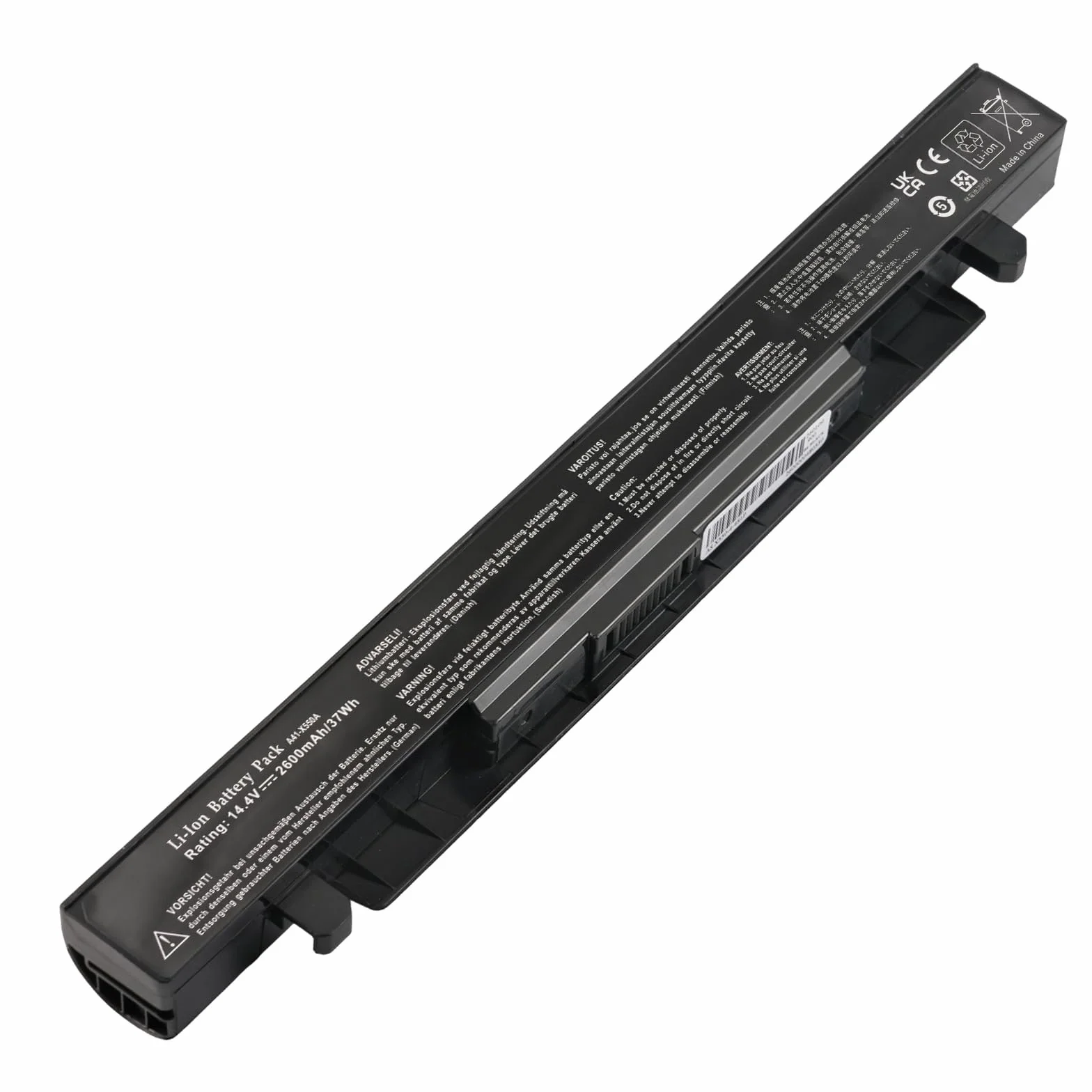 Batterie pour ASUS A41-X550 X550 X550C X550CA X550CC X550CL X550E X550L X552C R510 R510C R510CA R510J R409 A550C A550 F550 F552 K450 K550 P450 P550 Y481C Y581C