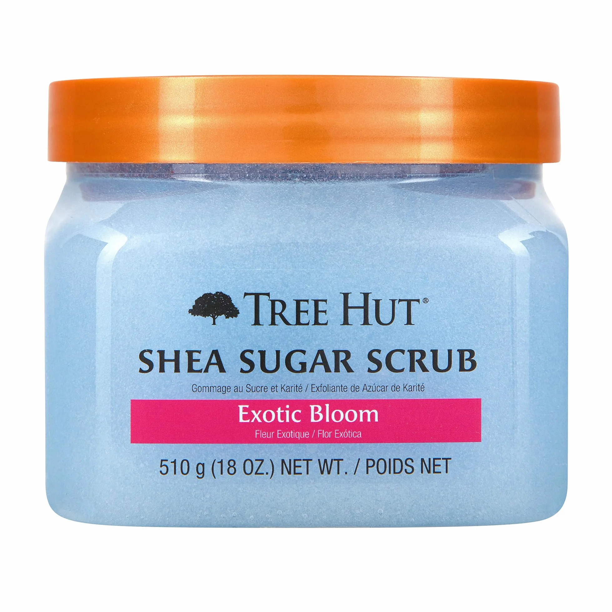 Exfoliating sugar scrub exotic flower 510 gr