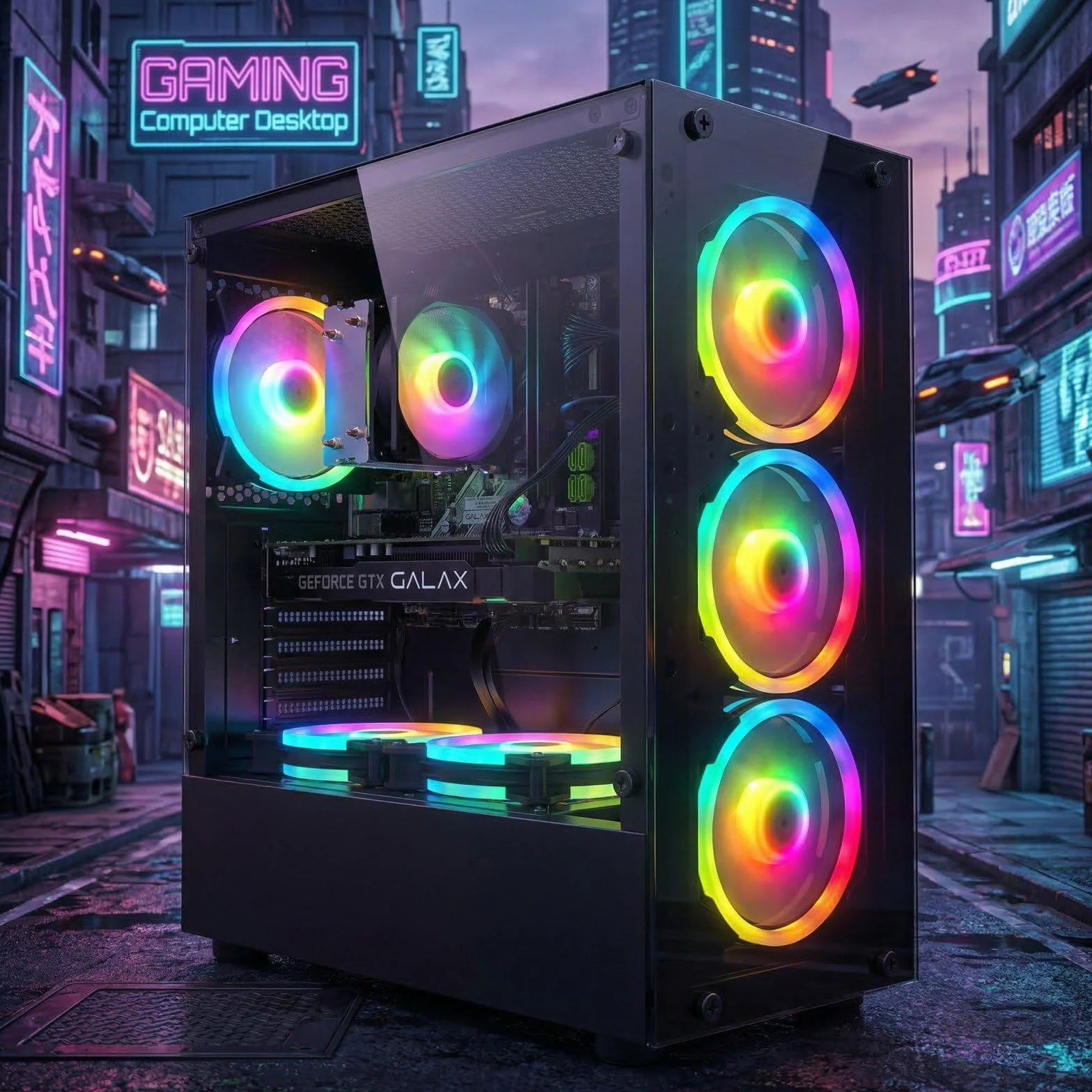 Ordinateur Gaming Core i7 Geforce GTX 1660 Super 6Go GDDR6 16Go RAM 512Go SSD WiFi6 BT 5.0 Windows 11 Pro