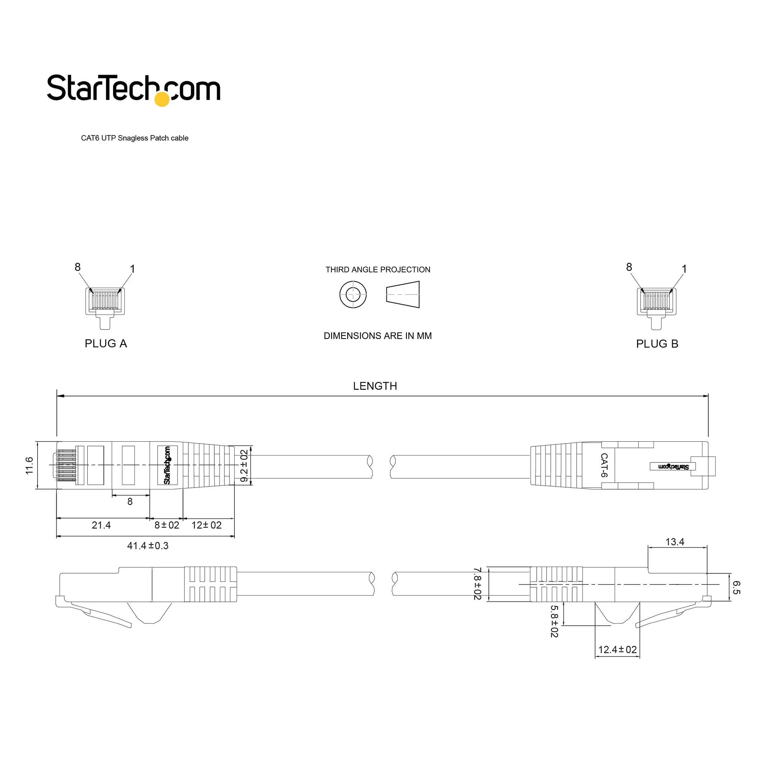 StarTech.COM Lot de 10 câbles Ethernet CAT6 de 1,5 m, vérifié ETL, Cordon de raccordement CAT6 Bleu, connecteurs RJ45 Anti-accroc, Fil de cuivre 24 AWG, câble Ethernet UTP (N6PATCH5BL10PK)