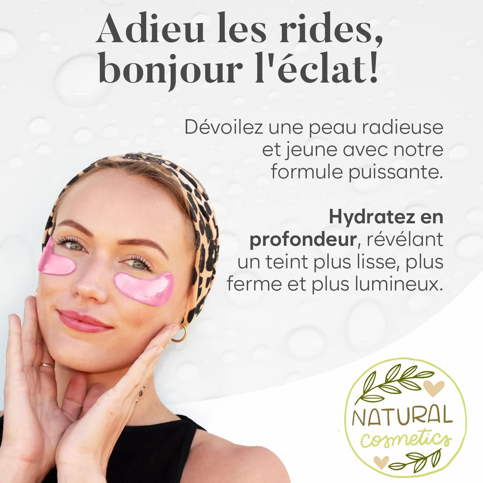 BLOOMORA Patch Yeux Anti Cernes Niacinamide Acide Hyaluronique 30 paires