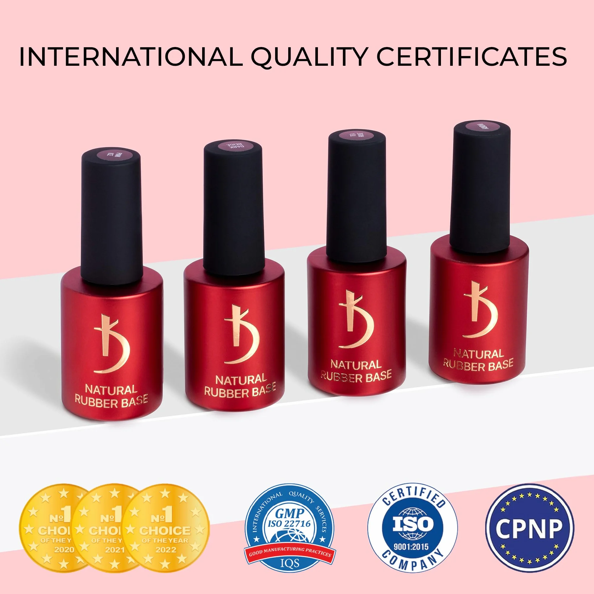 Kodi Professional Vernis Semi Permanent Natural Beige 7ml Gel UV Ongle Base Coat Rubber Nude LED