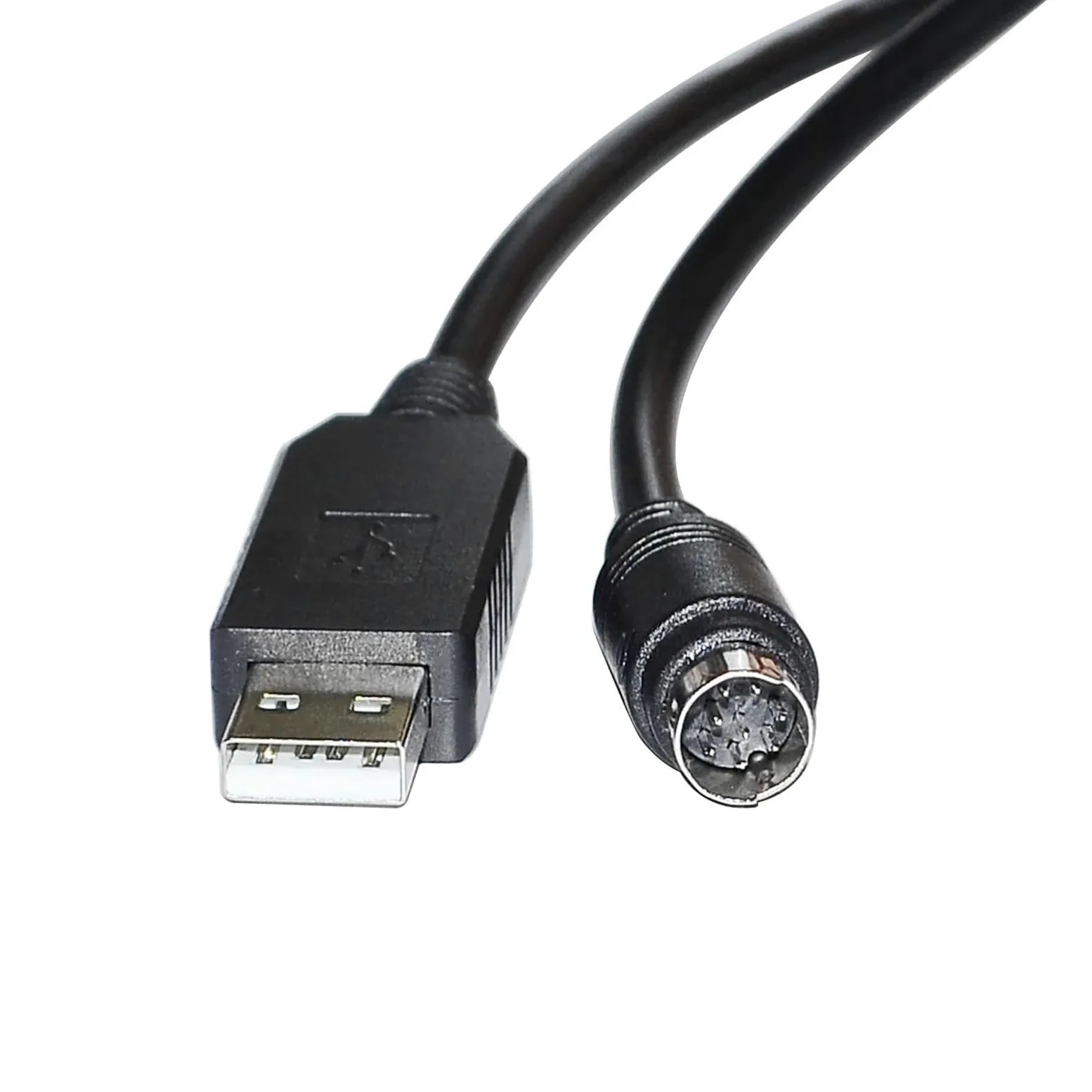 Câble série convertisseur USB vers Mini DIN 8 Broches MD8 mâle RS232 FT232R for jauge numérique série LT10, LT11, LT20 et LT30(3 Metre)