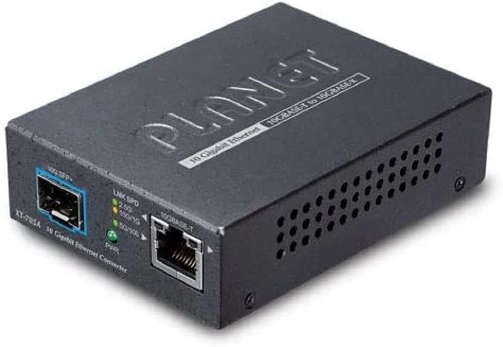 Planet 10G/5G/2.5G/1G/100M Copper to 10GBASE-X SFP+ Media Conver, XT-705A (à 10GBASE-X SFP+ Media Conver TER)