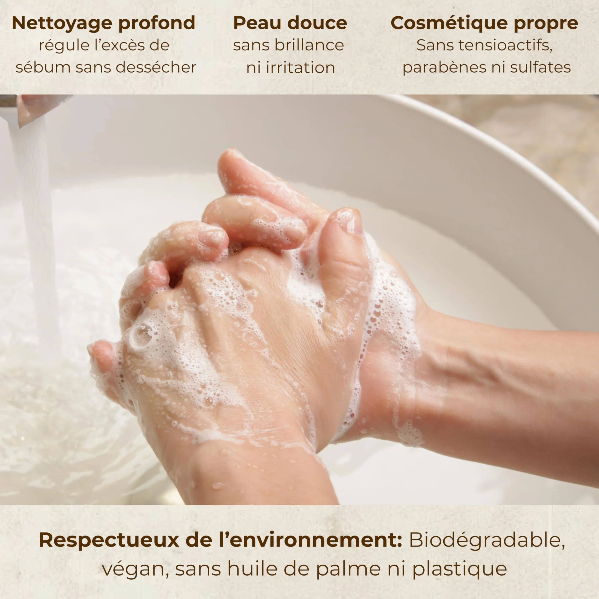 Savon au Soufre Anti Acné Visage 3 x 75g – Nettoyant Peau Grasse et Mixte