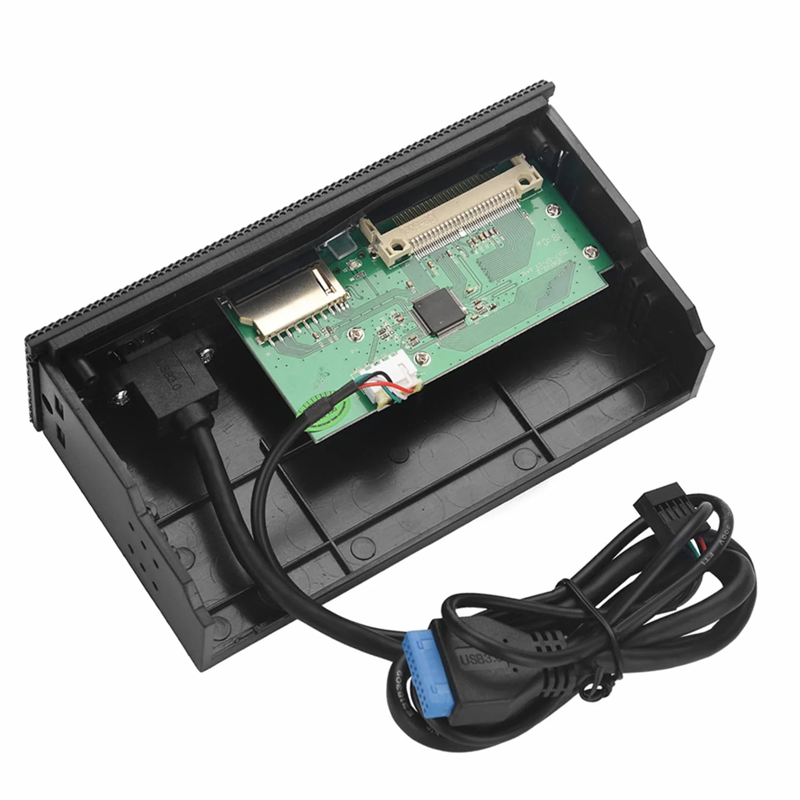 KIMISS Lecteur de Carte Interne PC USB 3.0 M2 SD MS XD CF TF Panneau Avant